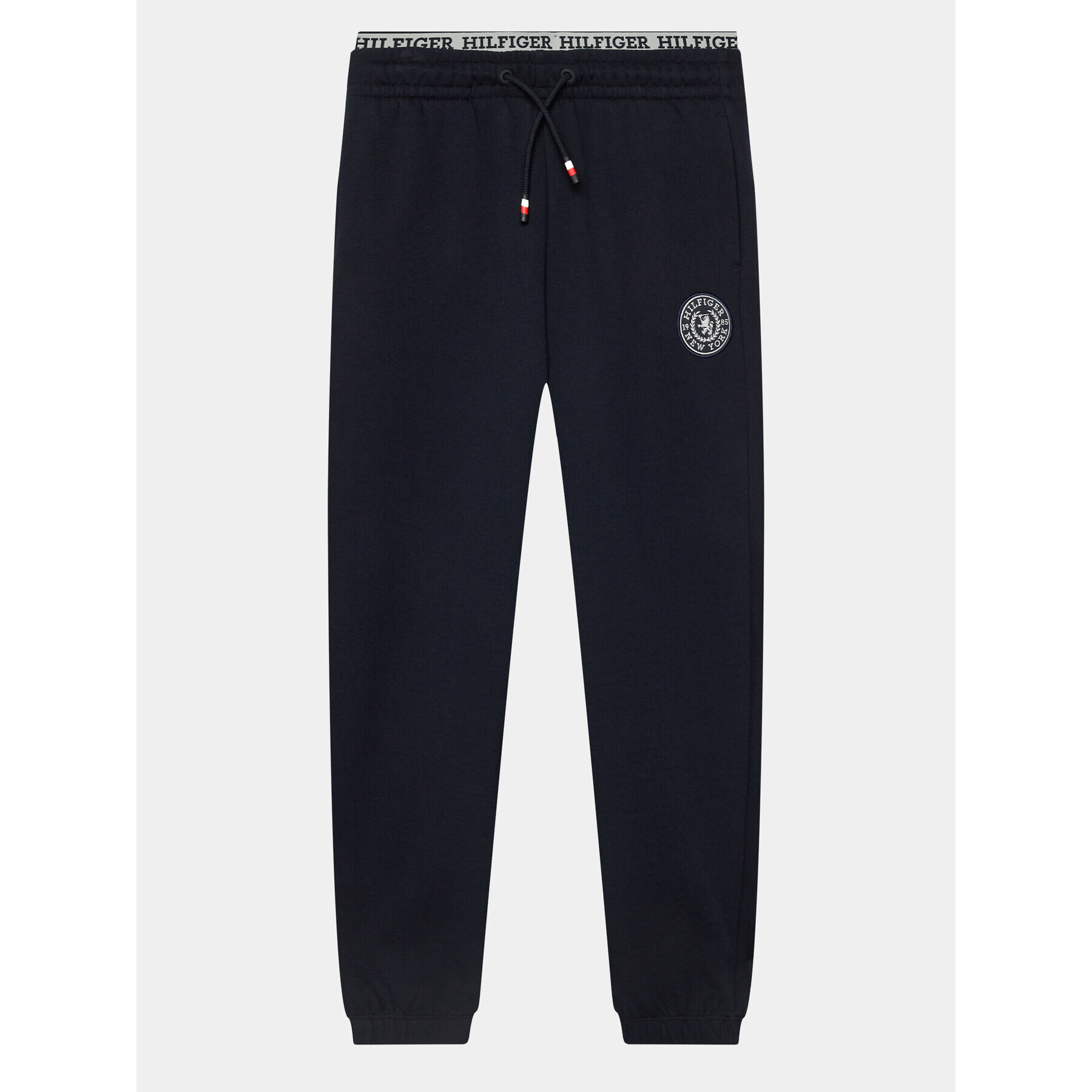 Tommy Hilfiger Pantaloni trening Crest Logo KB0KB08700 D Bleumarin Relaxed Fit - Pled.ro