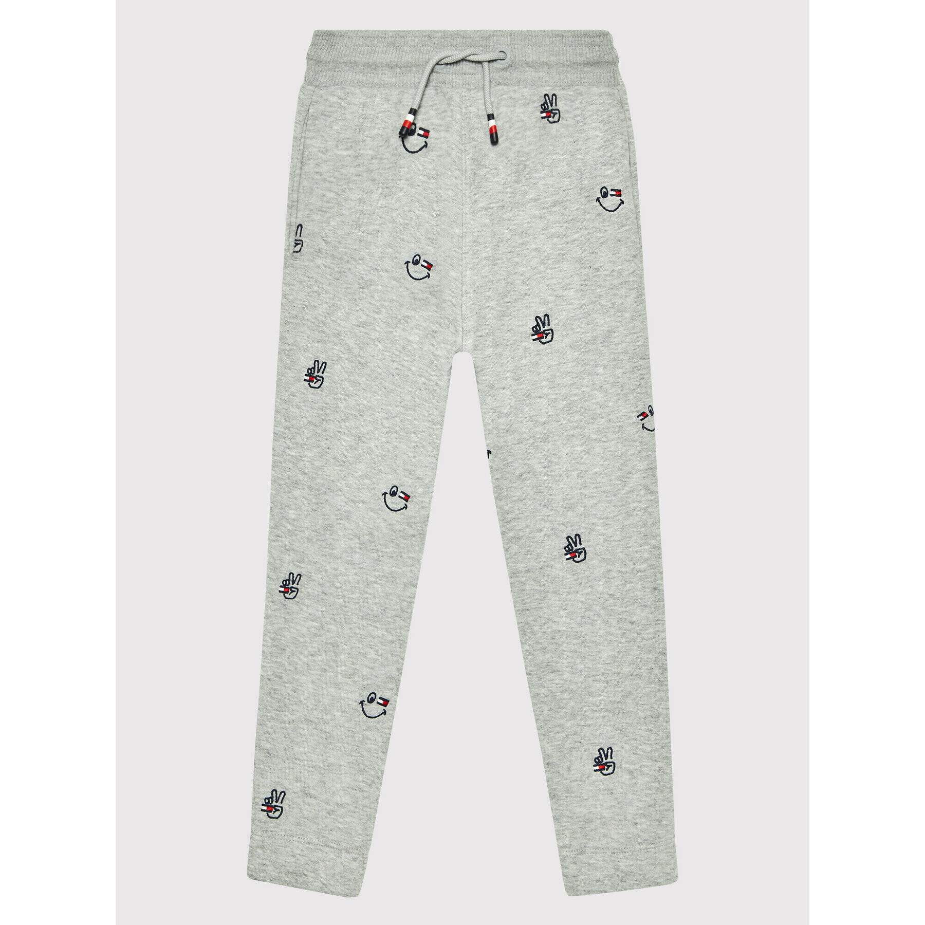 Tommy Hilfiger Pantaloni trening Emboidery KS0KS00231 D Gri Regular Fit - Pled.ro