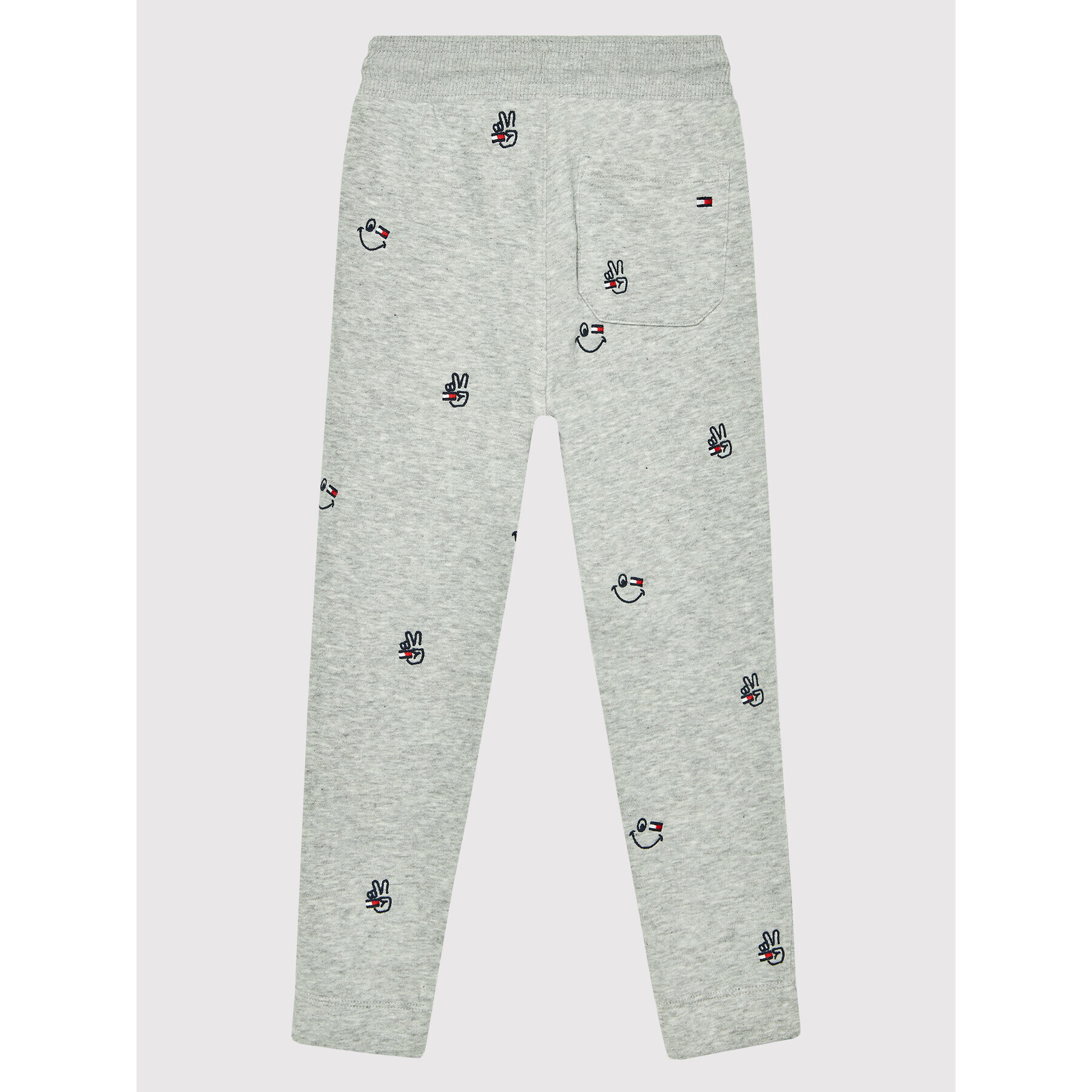 Tommy Hilfiger Pantaloni trening Emboidery KS0KS00231 D Gri Regular Fit - Pled.ro