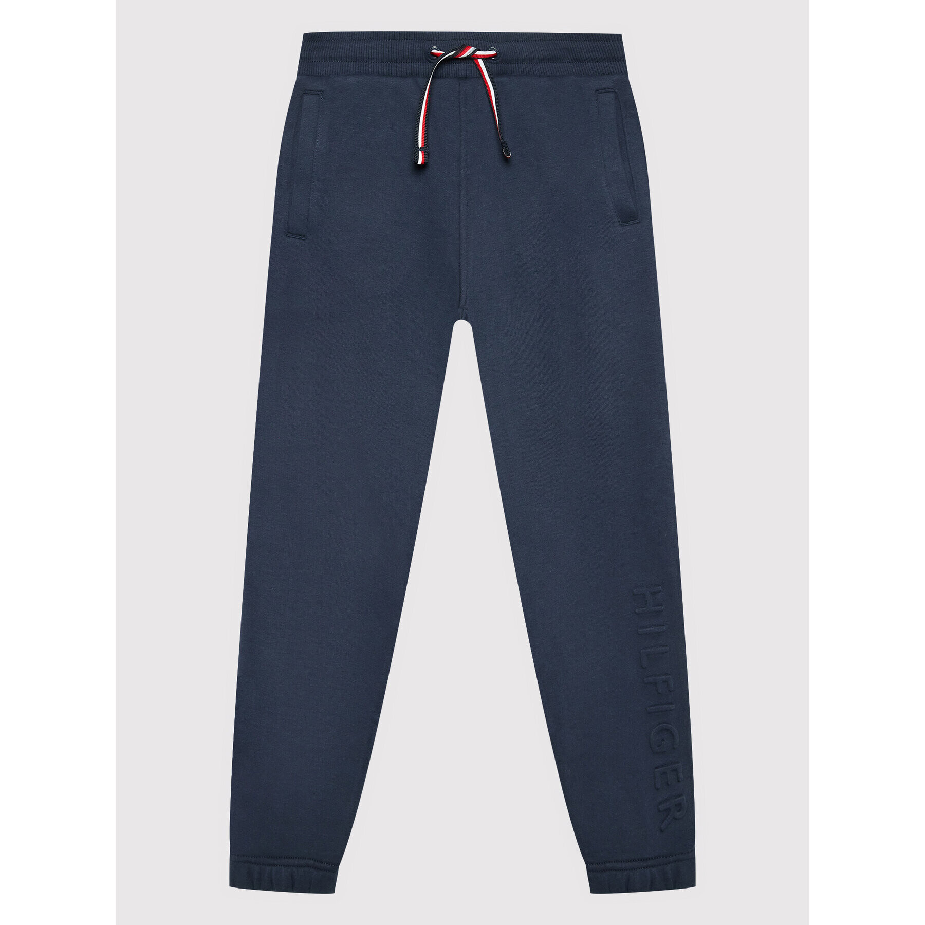 Tommy Hilfiger Pantaloni trening Embossed KB0KB07060 D Bleumarin Regular Fit - Pled.ro