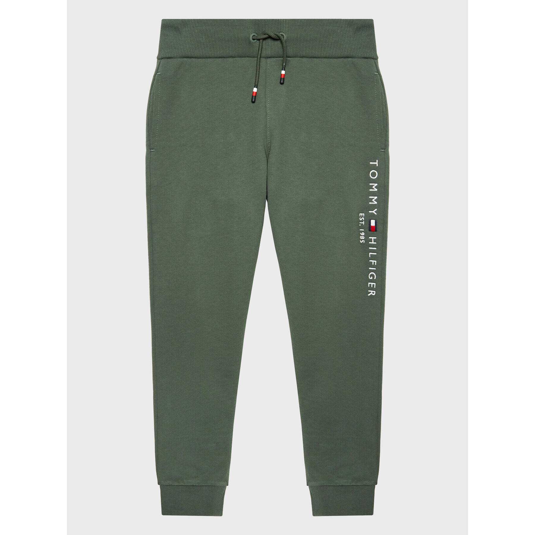 Tommy Hilfiger Pantaloni trening Essential KS0KS00207 D Verde Regular Fit - Pled.ro