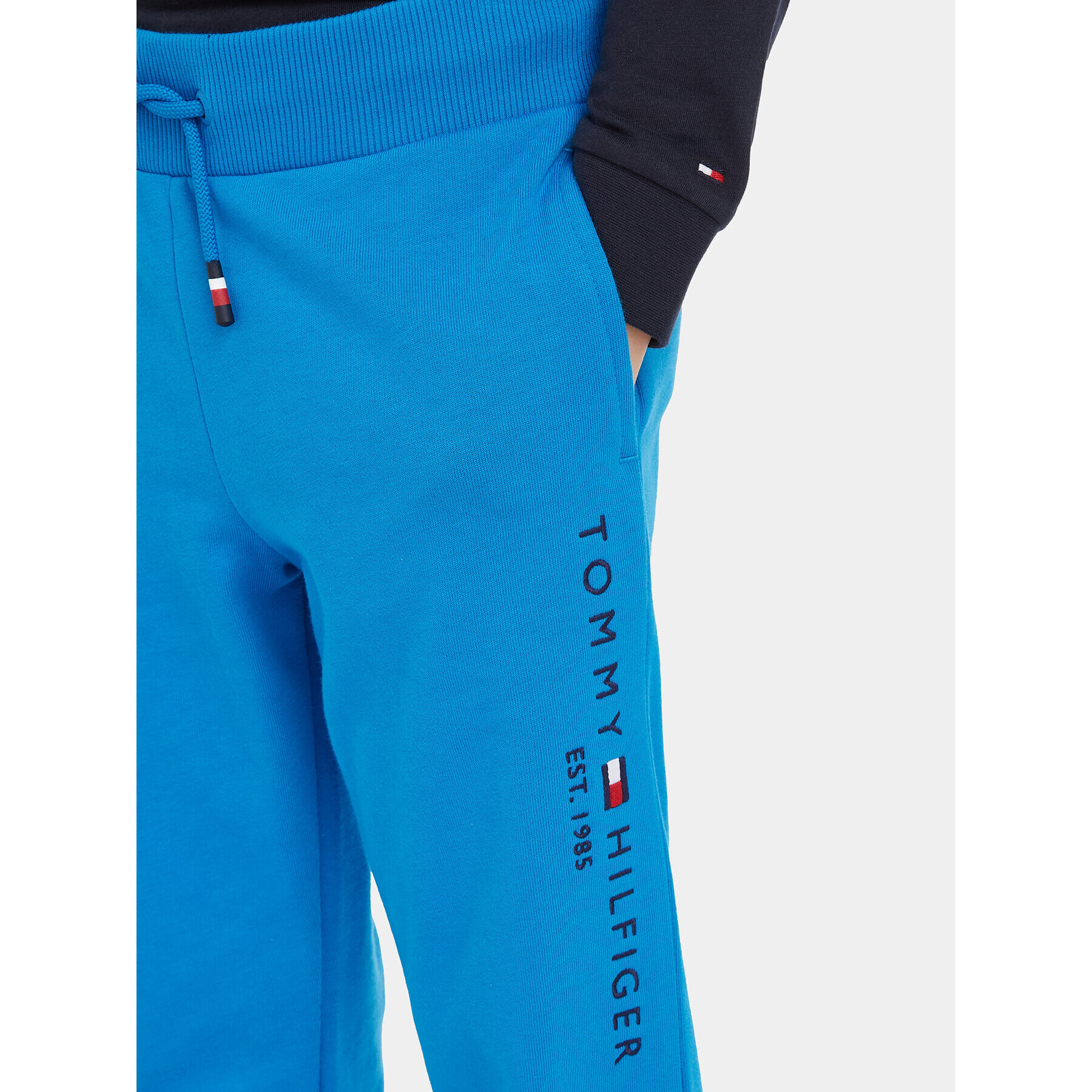 Tommy Hilfiger Pantaloni trening Essential KS0KS00207 M Albastru Regular Fit - Pled.ro