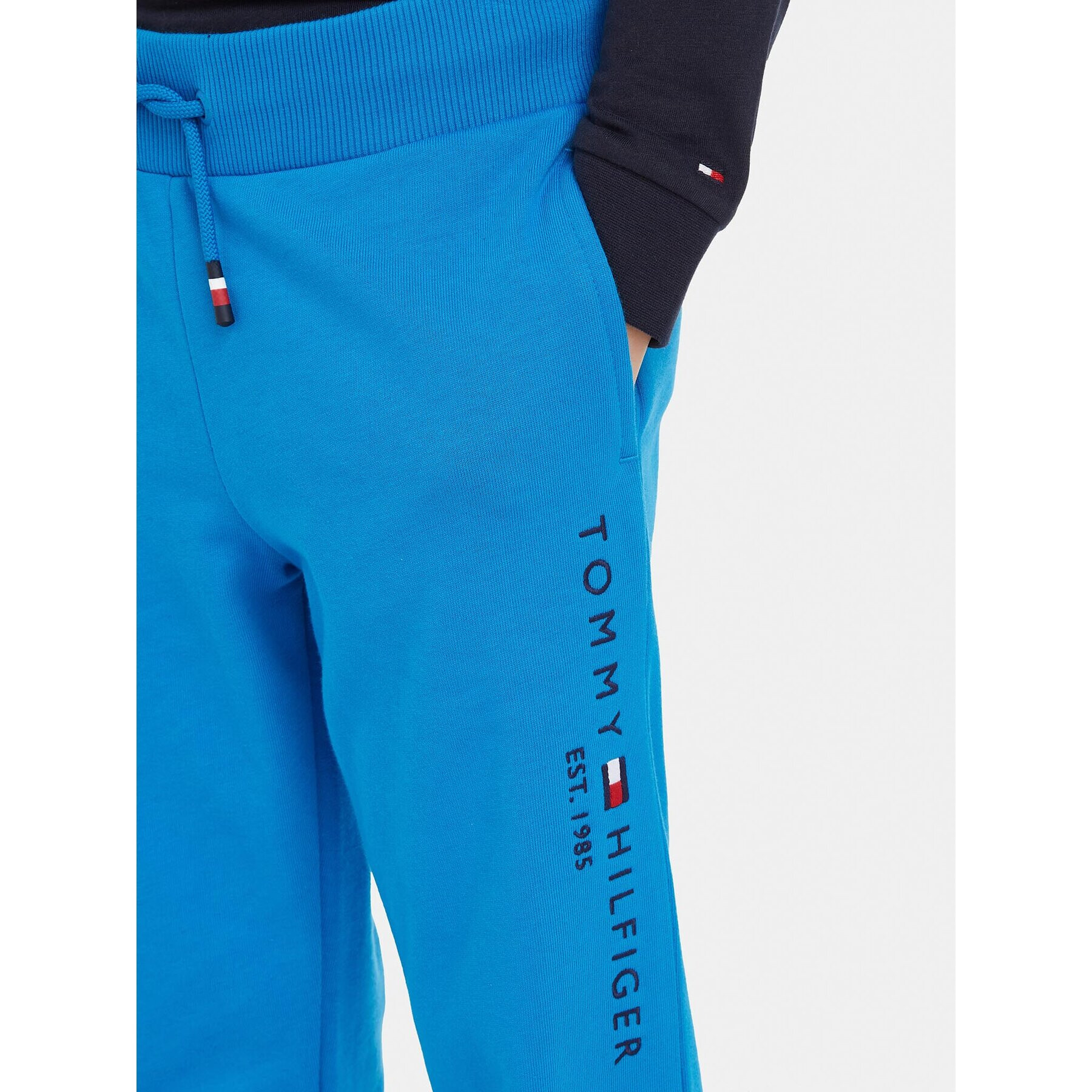 Tommy Hilfiger Pantaloni trening Essential KS0KS00207 S Albastru Regular Fit - Pled.ro