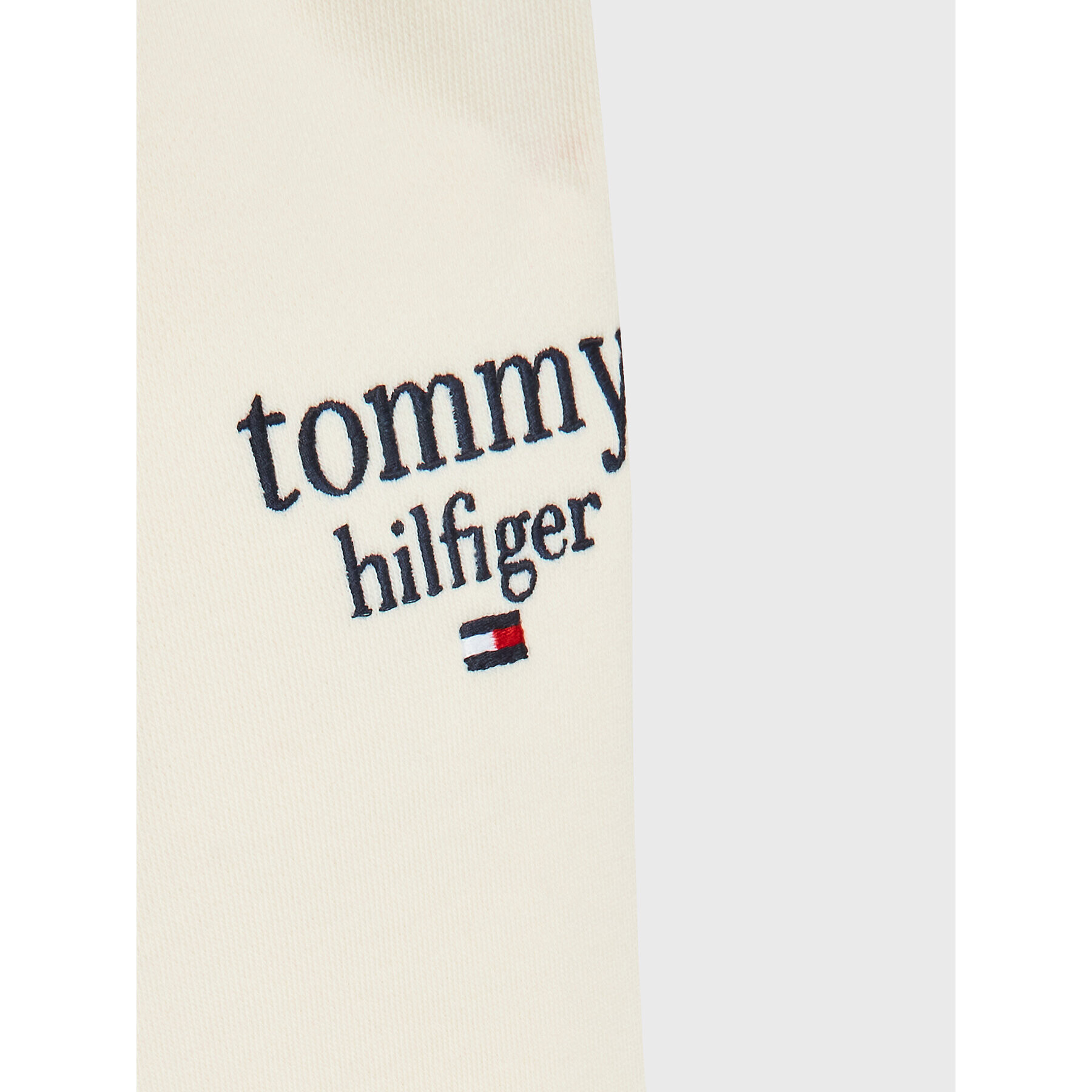 Tommy Hilfiger Pantaloni trening Graphic KG0KG06866 D Écru Regular Fit - Pled.ro