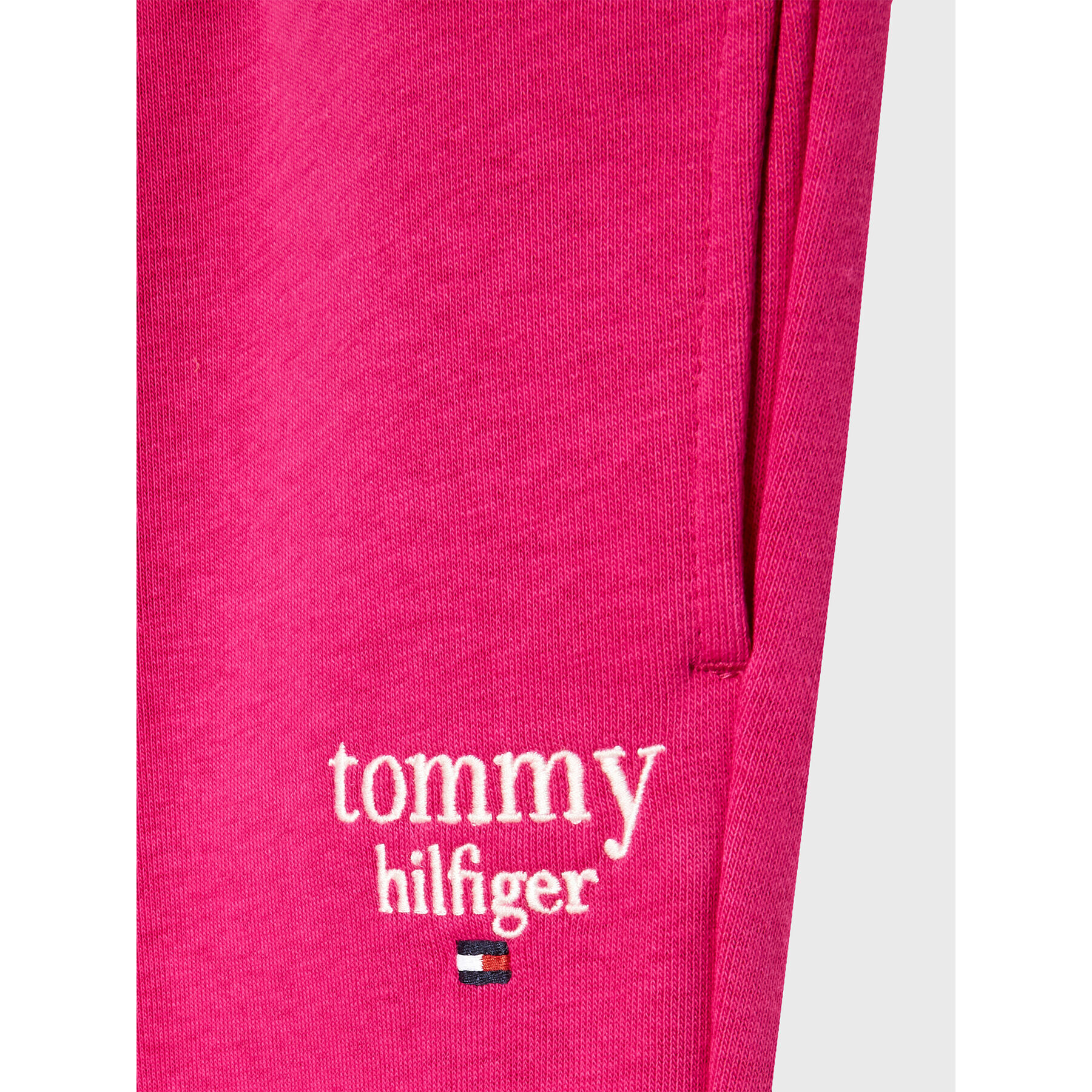 Tommy Hilfiger Pantaloni trening Graphic KG0KG06866 M Roz Tapered Fit - Pled.ro