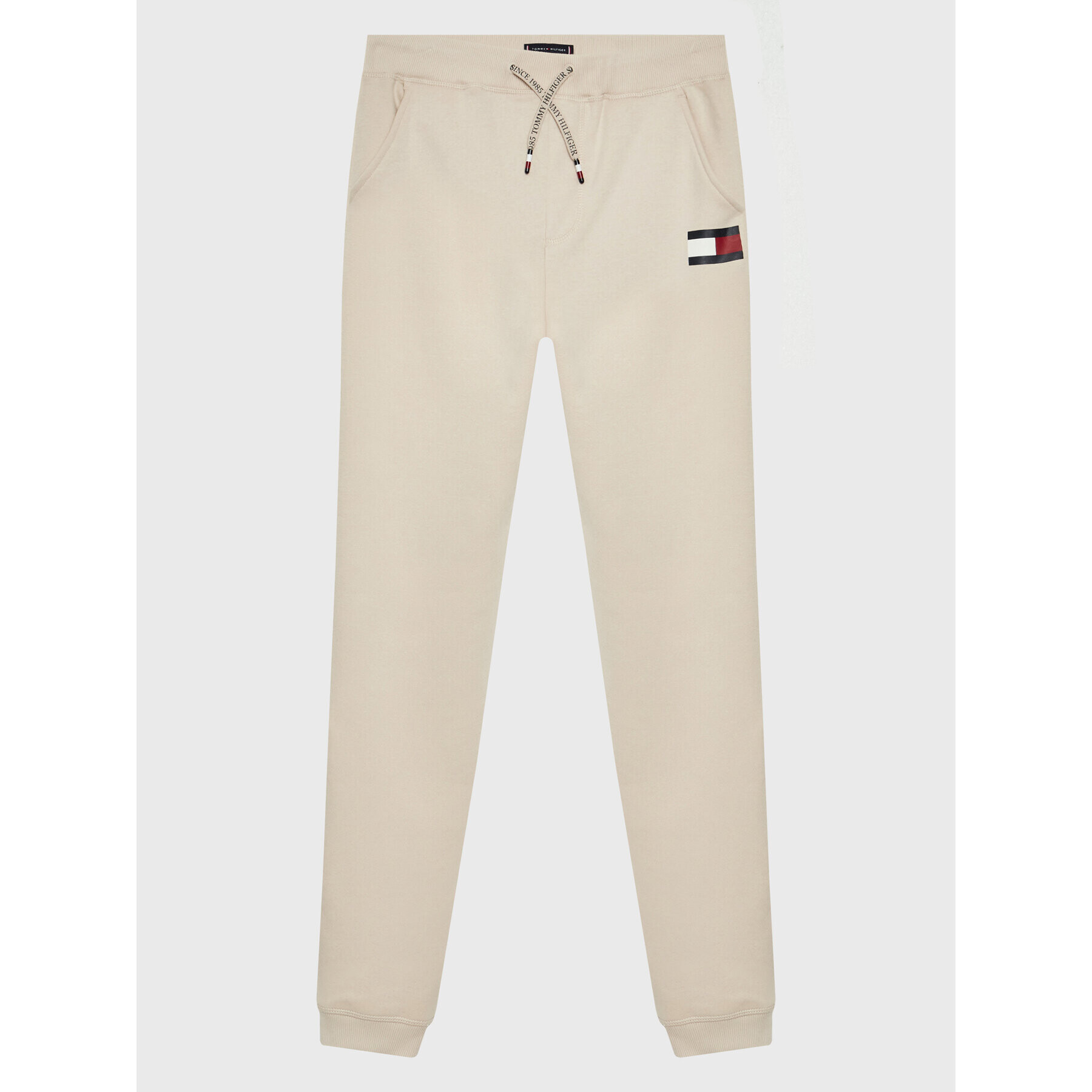 Tommy Hilfiger Pantaloni trening KB0KB07892 D Écru Regular Fit - Pled.ro