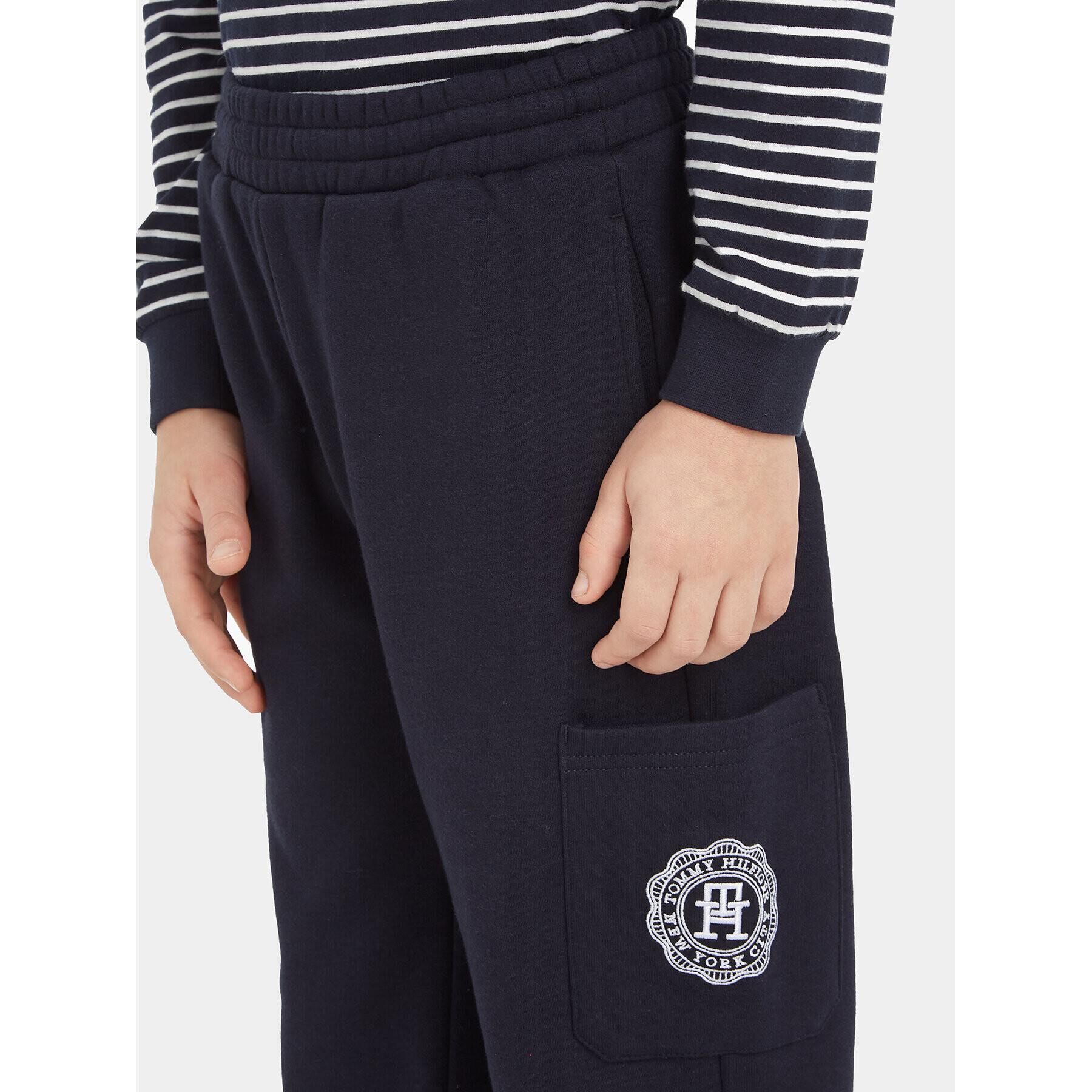 Tommy Hilfiger Pantaloni trening KB0KB08479 Bleumarin Regular Fit - Pled.ro