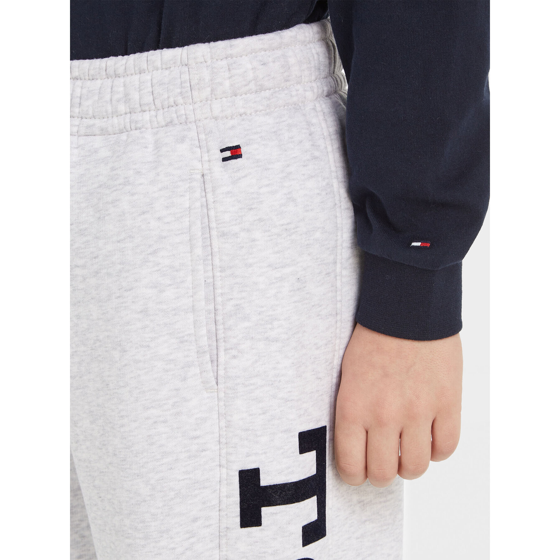 Tommy Hilfiger Pantaloni trening KB0KB08631 Gri Regular Fit - Pled.ro