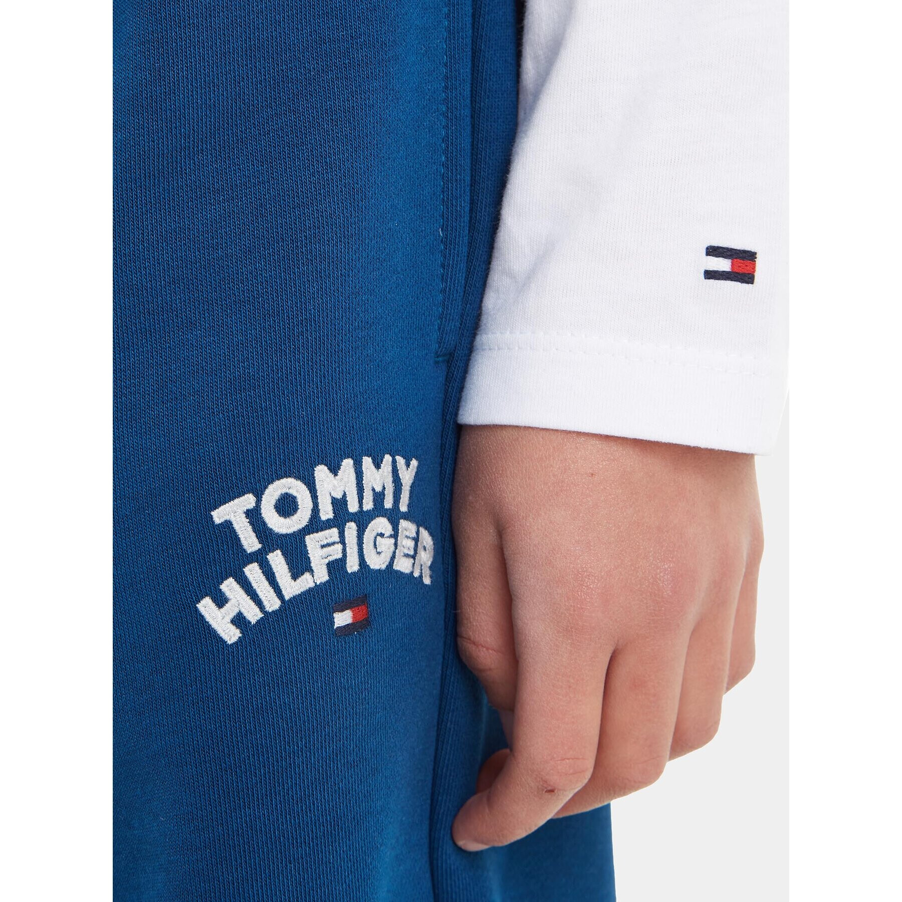 Tommy Hilfiger Pantaloni trening KB0KB08791 Albastru Regular Fit - Pled.ro