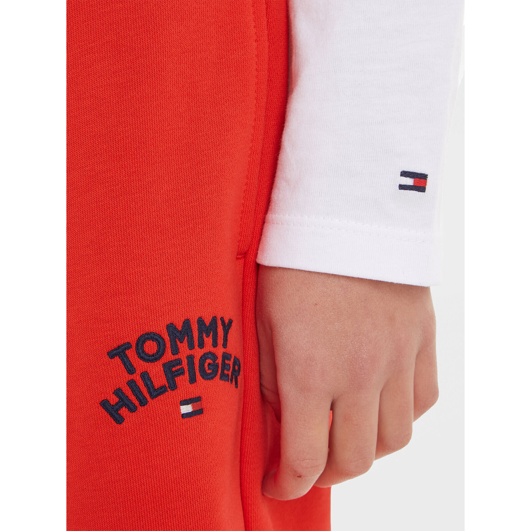 Tommy Hilfiger Pantaloni trening KB0KB08791 Roșu Regular Fit - Pled.ro