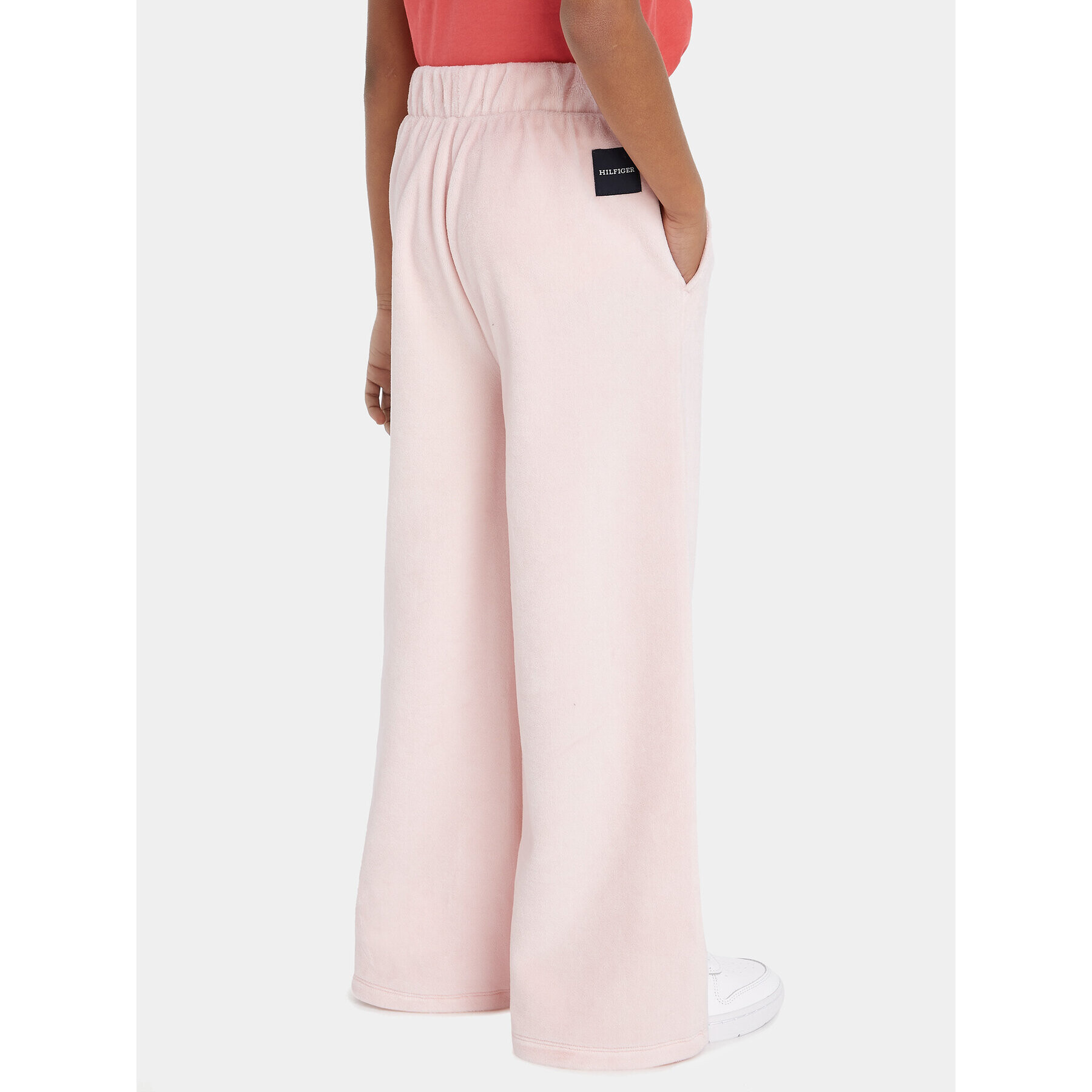 Tommy Hilfiger Pantaloni trening KG0KG07409 M Roz Wide Leg - Pled.ro