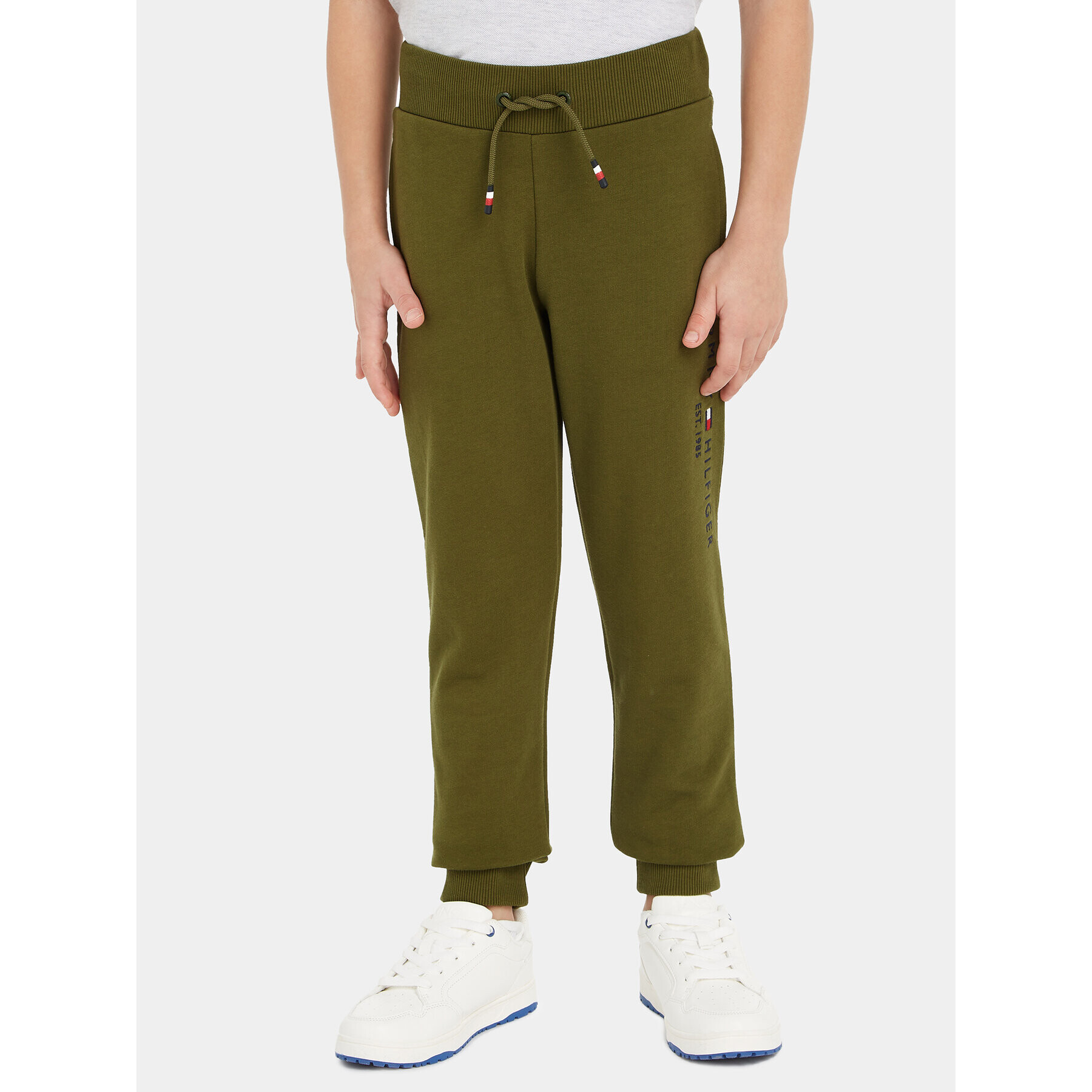 Tommy Hilfiger Pantaloni trening KS0KS00207 M Verde Regular Fit - Pled.ro