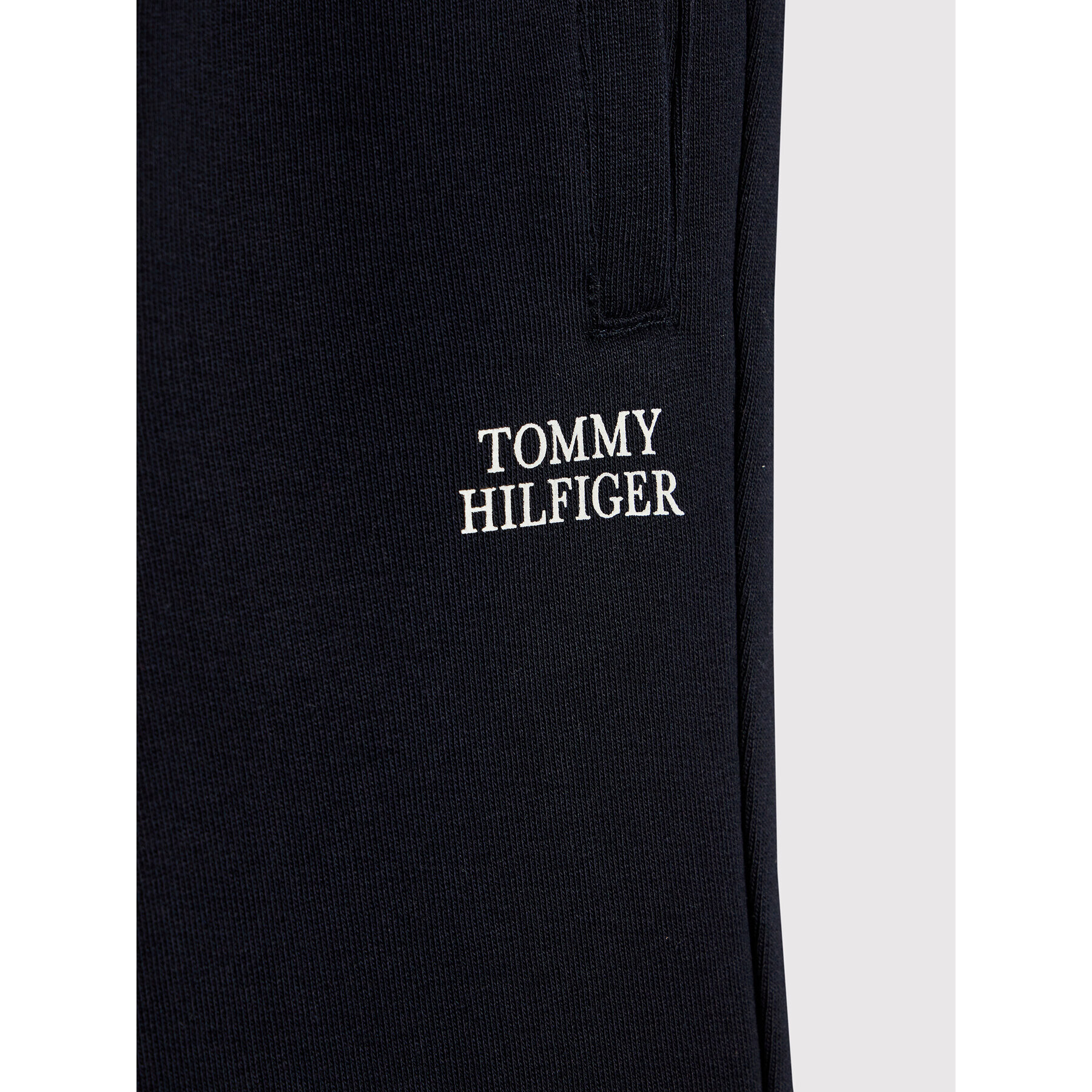 Tommy Hilfiger Pantaloni trening Logo KB0KB07056 M Bleumarin Regular Fit - Pled.ro