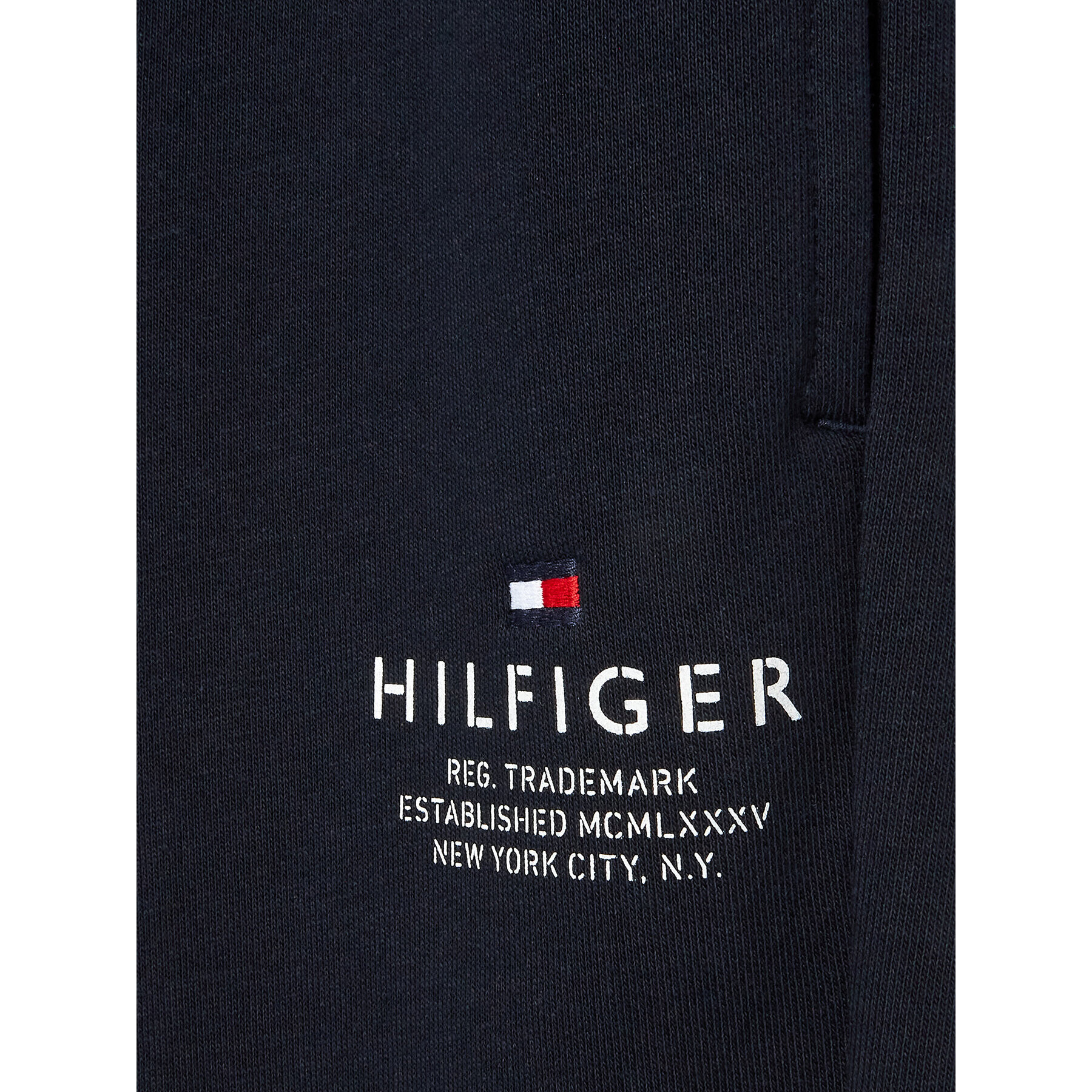 Tommy Hilfiger Pantaloni trening Logo KB0KB08257 D Bleumarin Regular Fit - Pled.ro