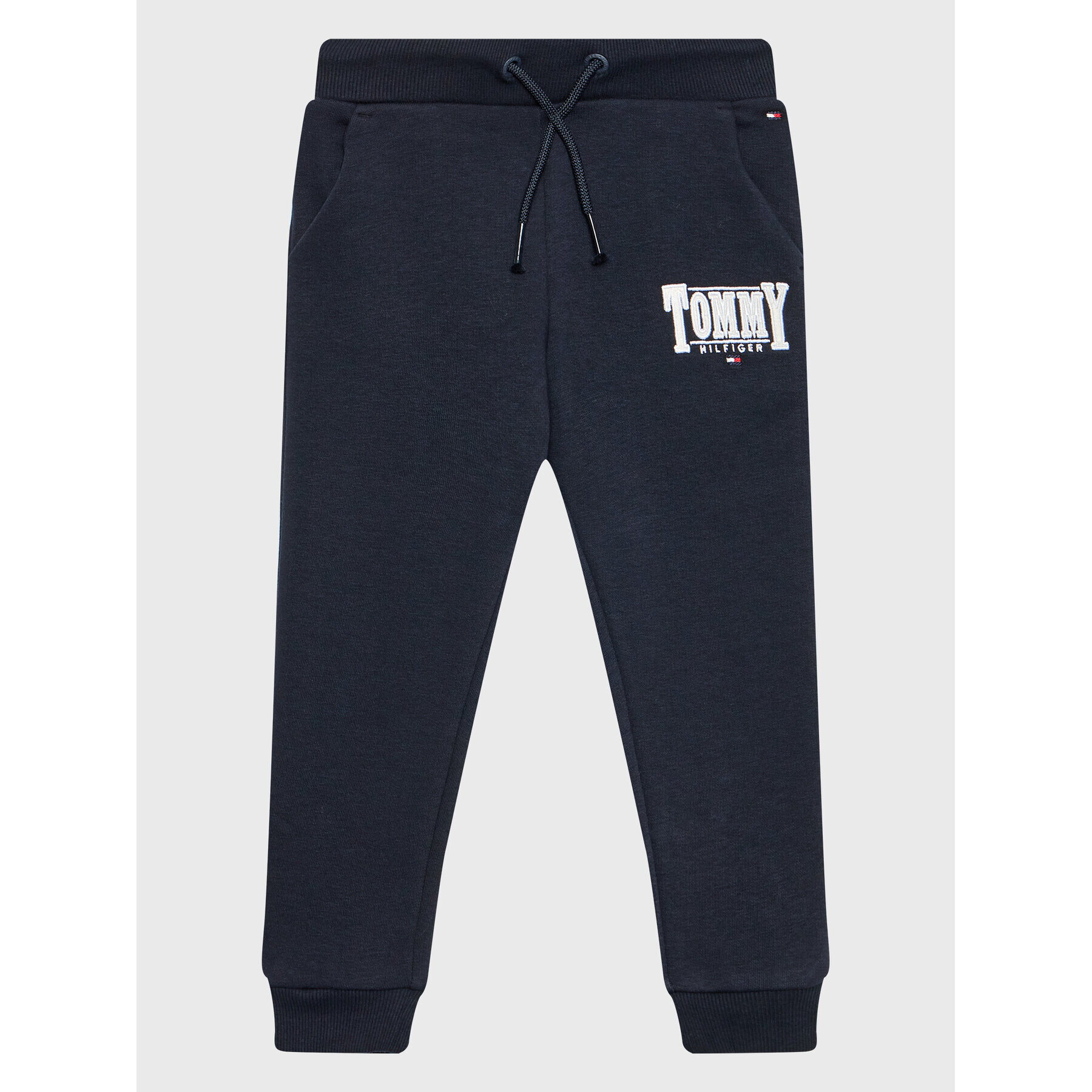 Tommy Hilfiger Pantaloni trening Logo KG0KG06869 Bleumarin Regular Fit - Pled.ro