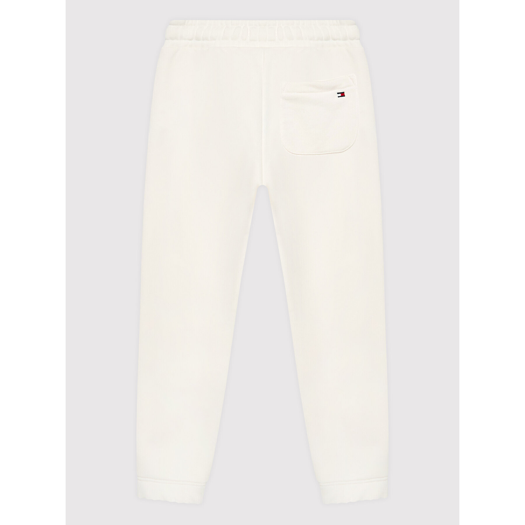 Tommy Hilfiger Pantaloni trening Logo KS0KS00251 Alb Regular Fit - Pled.ro