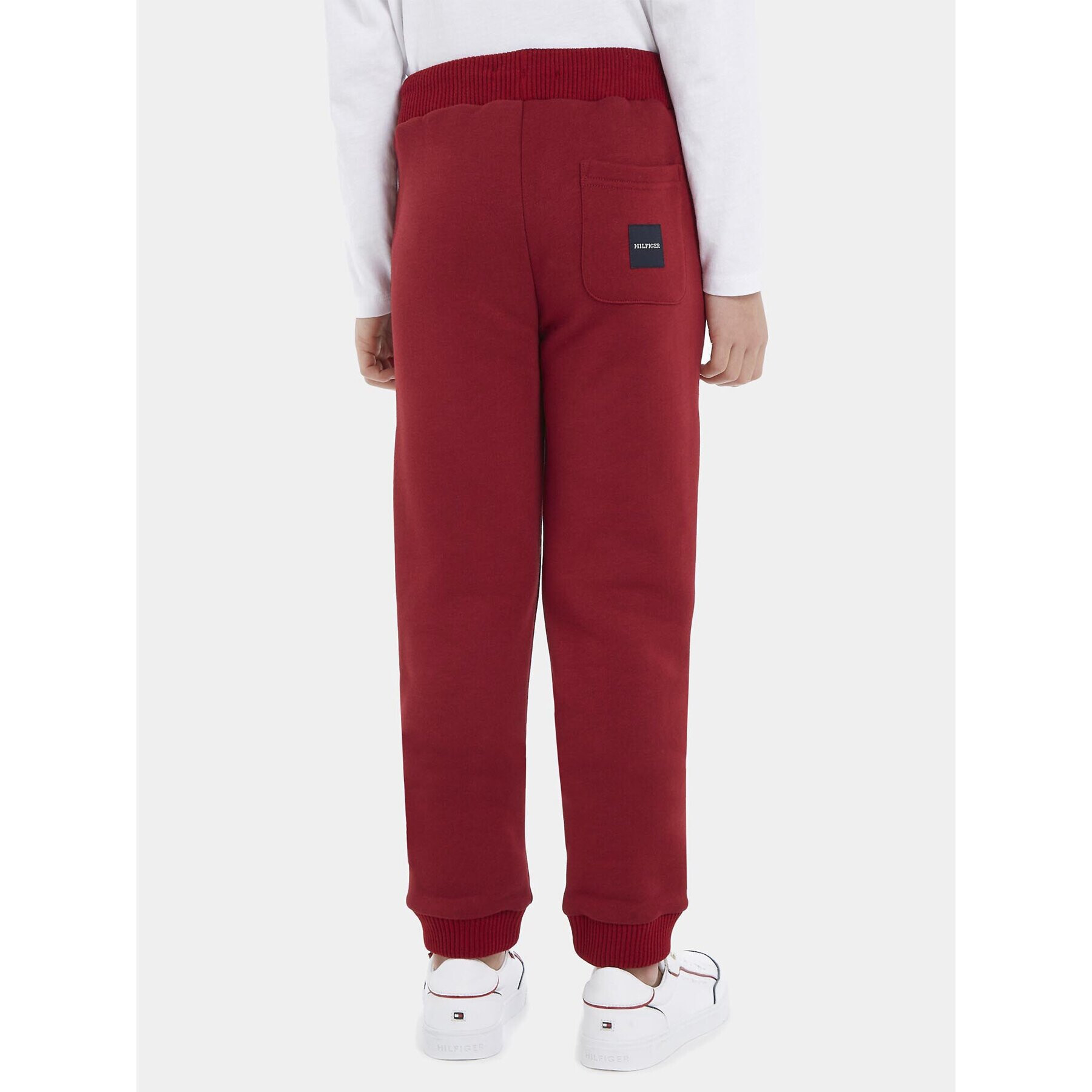 Tommy Hilfiger Pantaloni trening Monotype KB0KB08278 M Vișiniu Regular Fit - Pled.ro