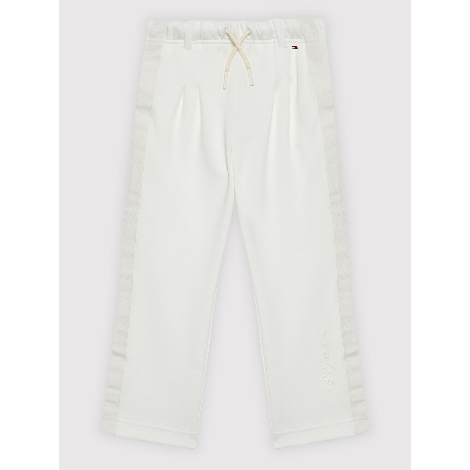 Tommy Hilfiger Pantaloni trening Signature KG0KG06273 D Bej Regular Fit - Pled.ro