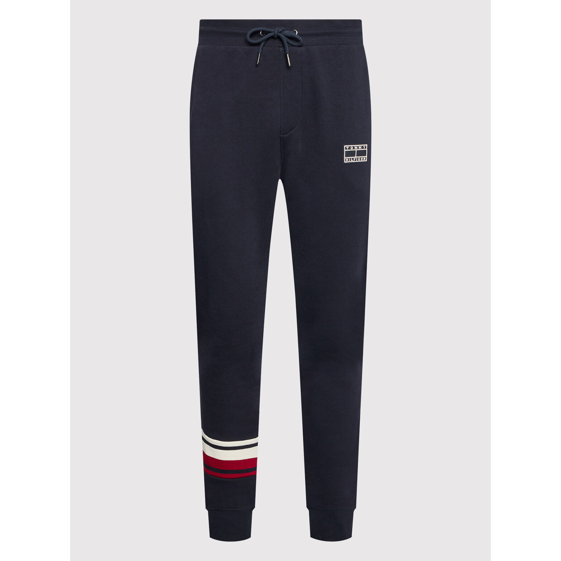 Tommy Hilfiger Pantaloni trening Stripe Detail MW0MW25768 Bleumarin Regular Fit - Pled.ro