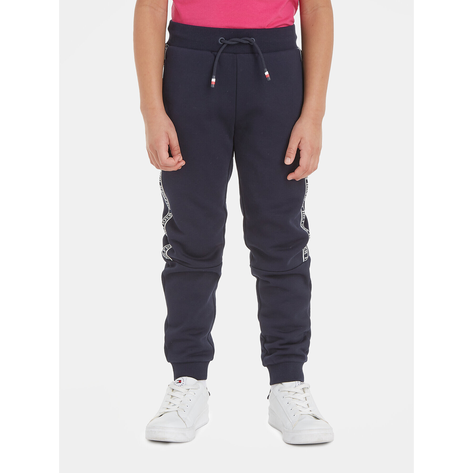 Tommy Hilfiger Pantaloni trening Tape KB0KB08476 Bleumarin Regular Fit - Pled.ro