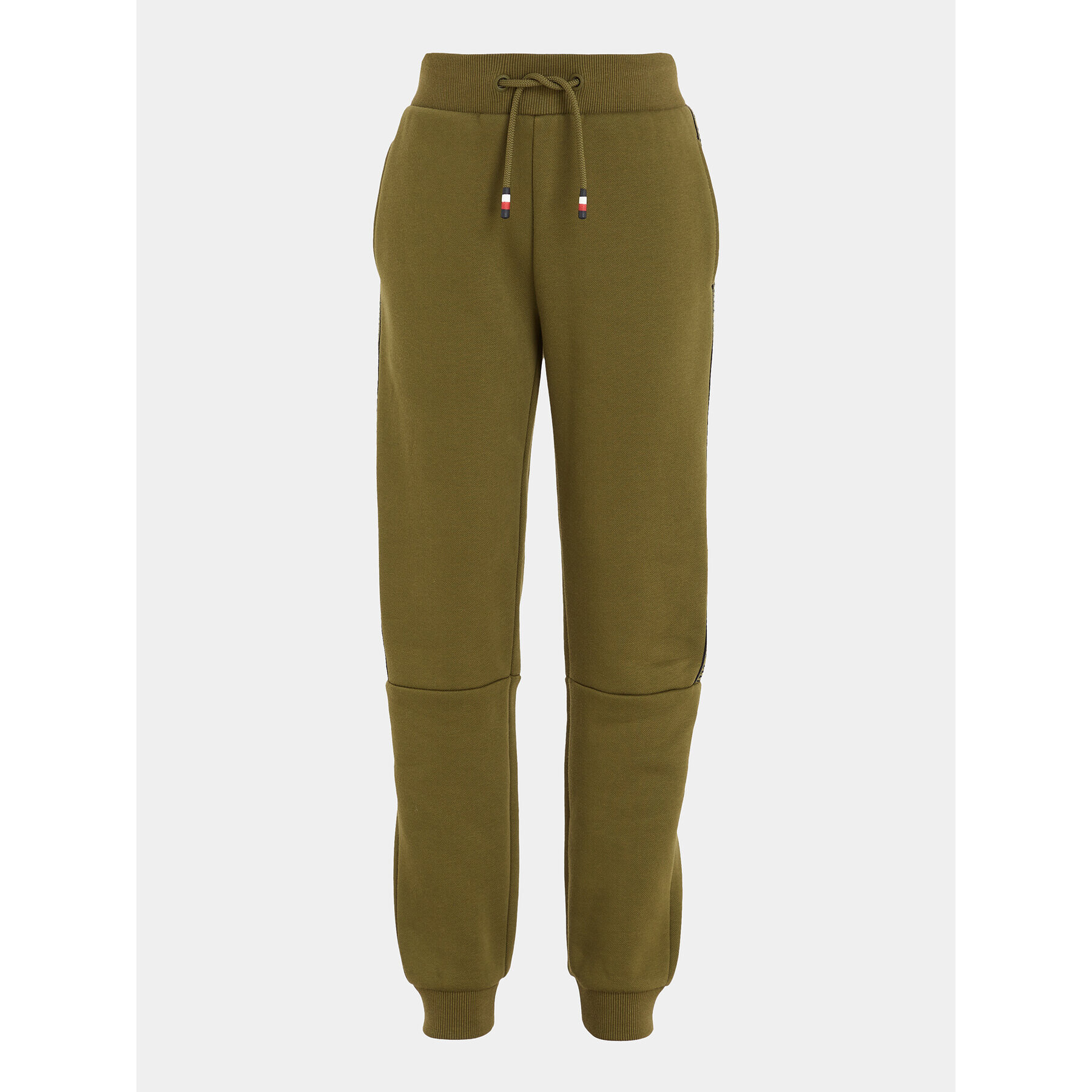 Tommy Hilfiger Pantaloni trening Tape KB0KB08476 Verde Regular Fit - Pled.ro