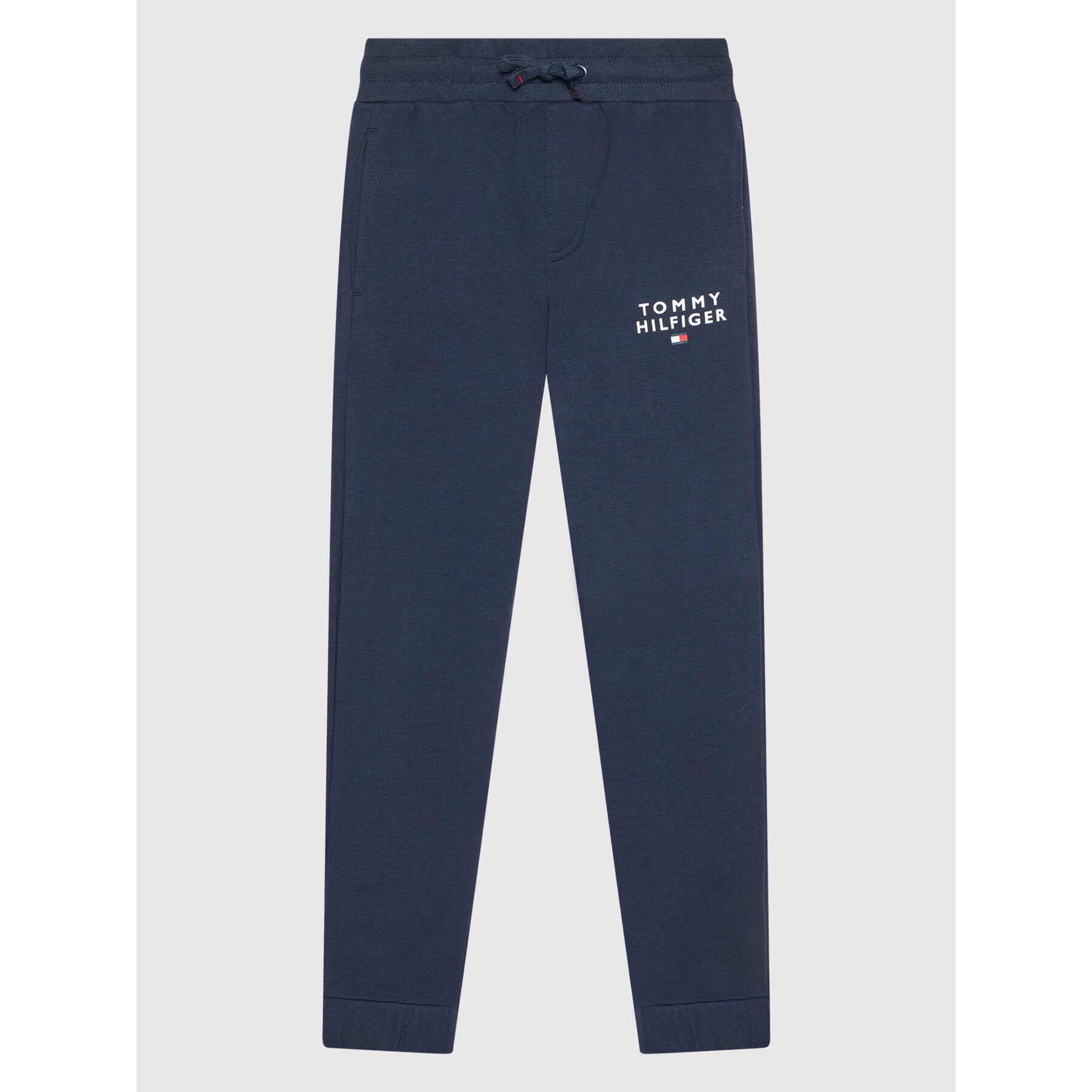 Tommy Hilfiger Pantaloni trening Tommy Flag KB0KB06911 D Bleumarin Regular Fit - Pled.ro