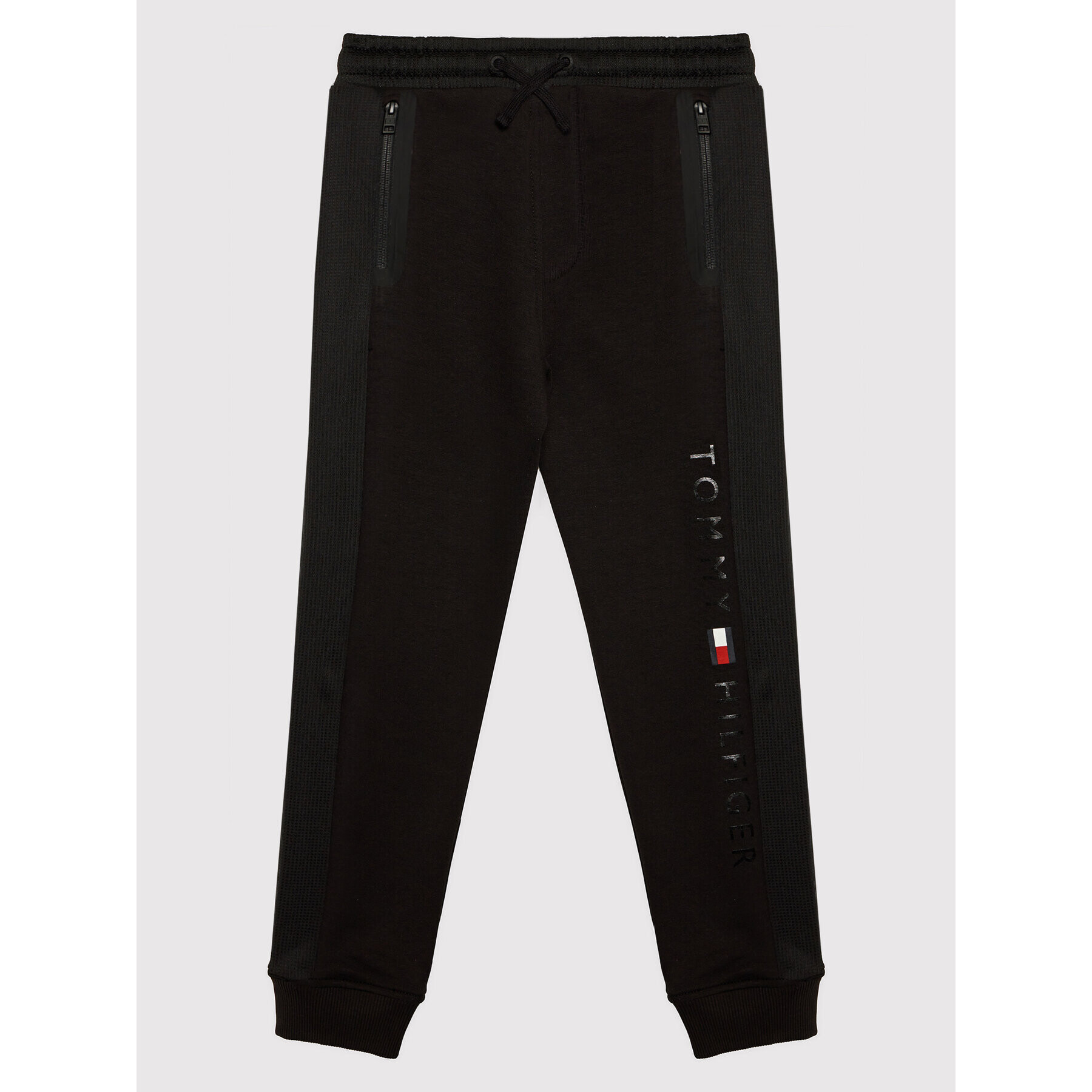 Tommy Hilfiger Pantaloni trening Tonal Aw KB0KB07055 D Negru Regular Fit - Pled.ro