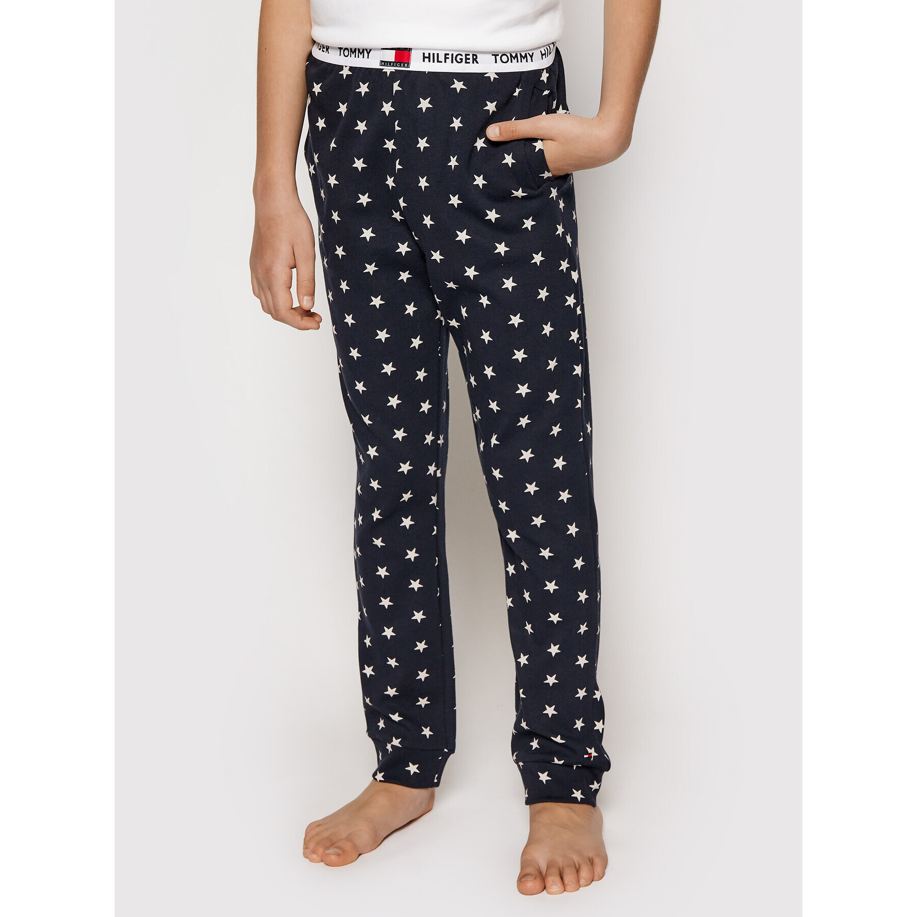 Tommy Hilfiger Pantaloni trening Track Lwk Star UB0UB00377 Bleumarin Regular Fit - Pled.ro