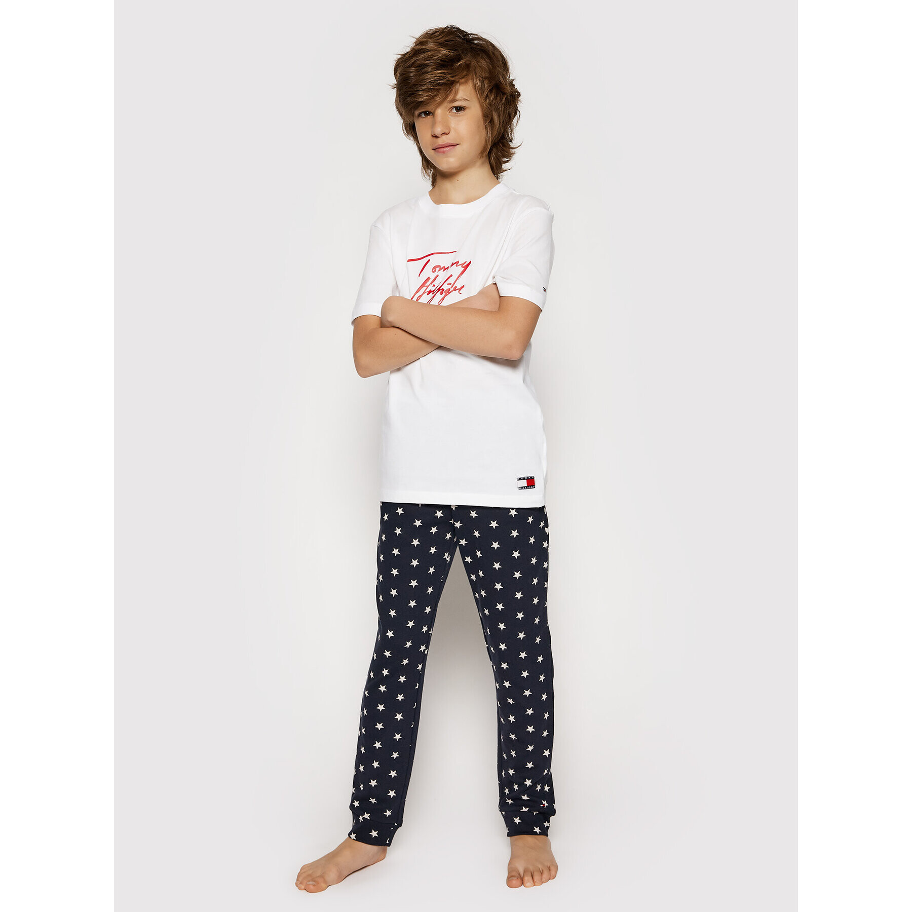 Tommy Hilfiger Pantaloni trening Track Lwk Star UB0UB00377 Bleumarin Regular Fit - Pled.ro