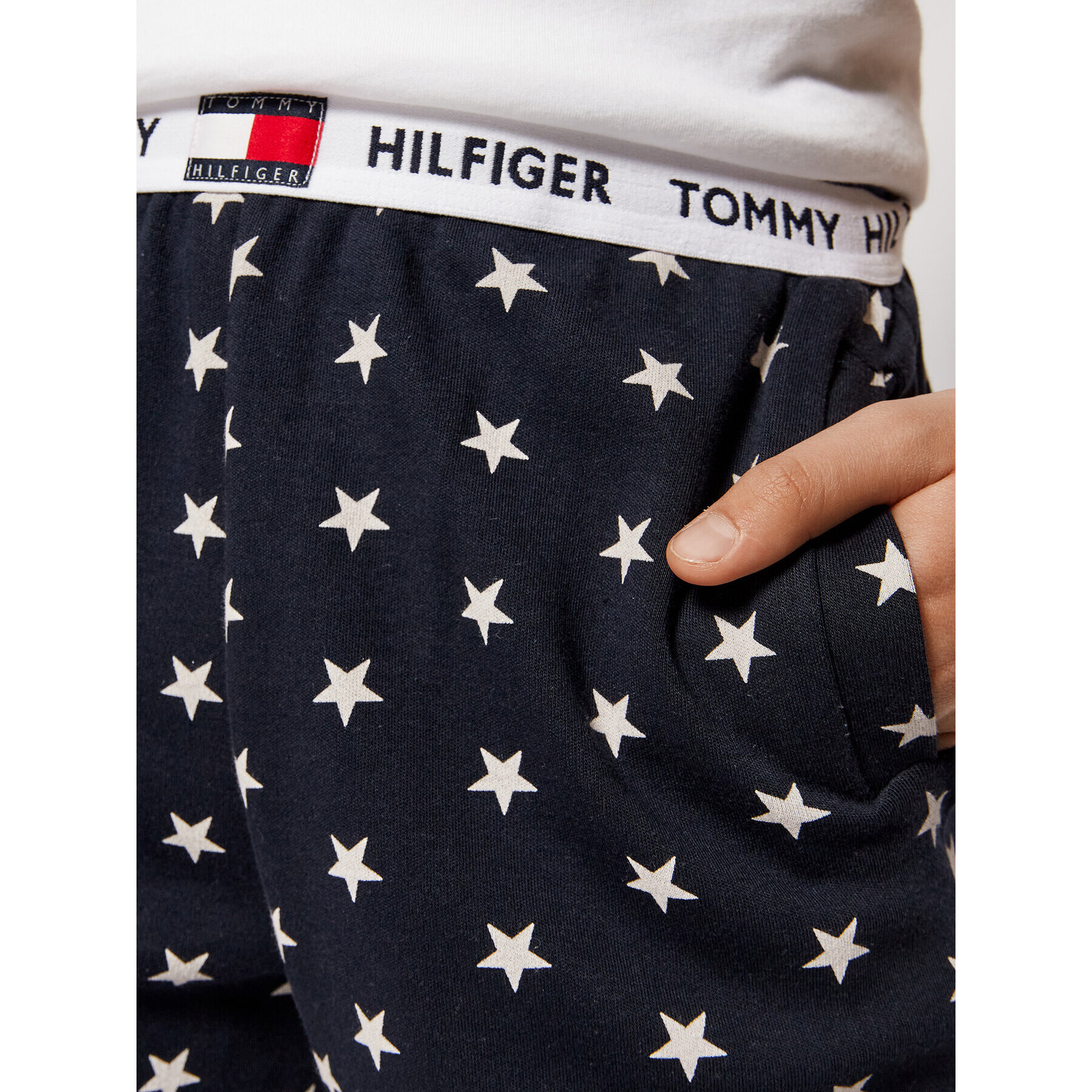 Tommy Hilfiger Pantaloni trening Track Lwk Star UB0UB00377 Bleumarin Regular Fit - Pled.ro