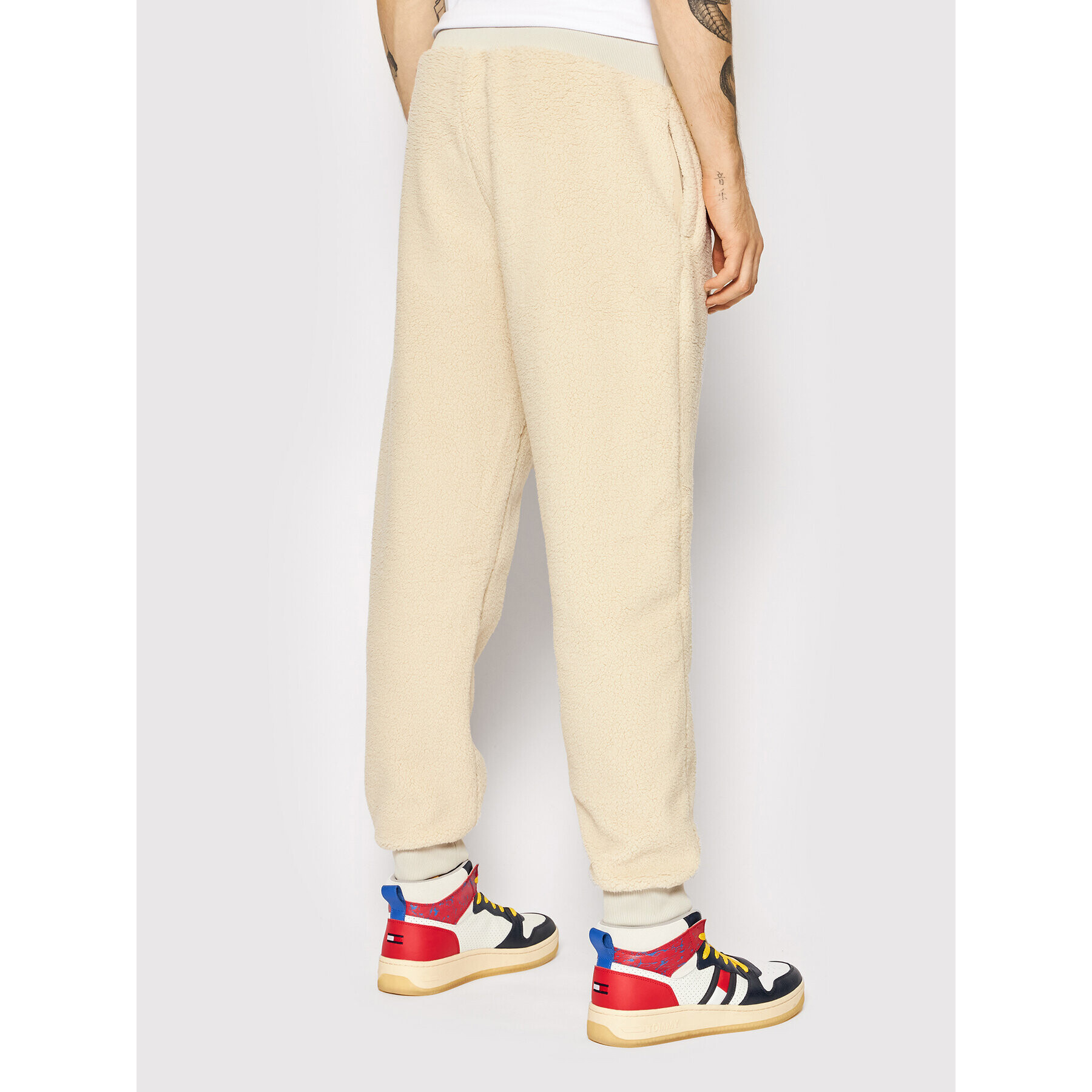 Tommy Hilfiger Pantaloni trening UM0UM02361 Bej Regular Fit - Pled.ro