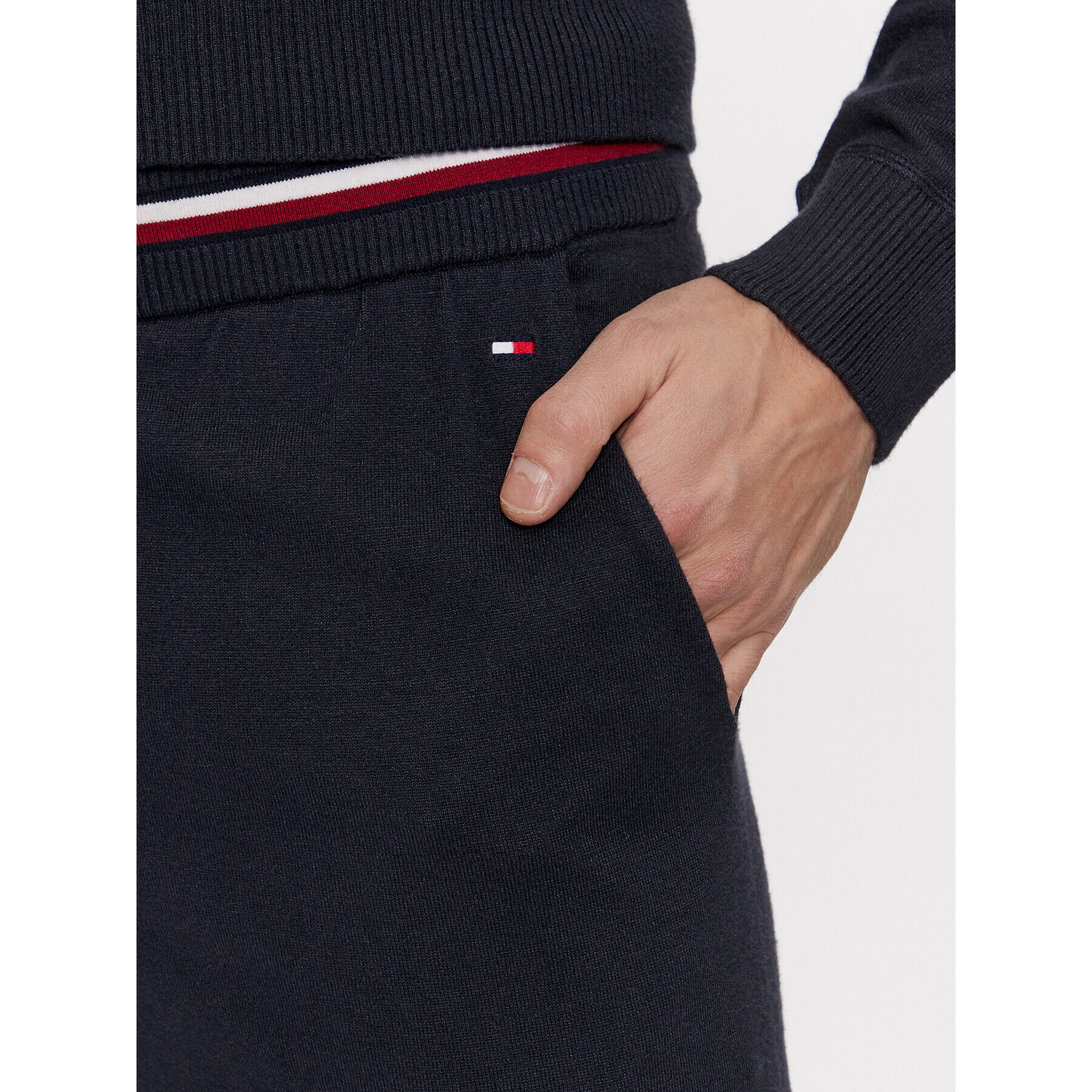 Tommy Hilfiger Pantaloni trening UM0UM03003 Bleumarin Regular Fit - Pled.ro