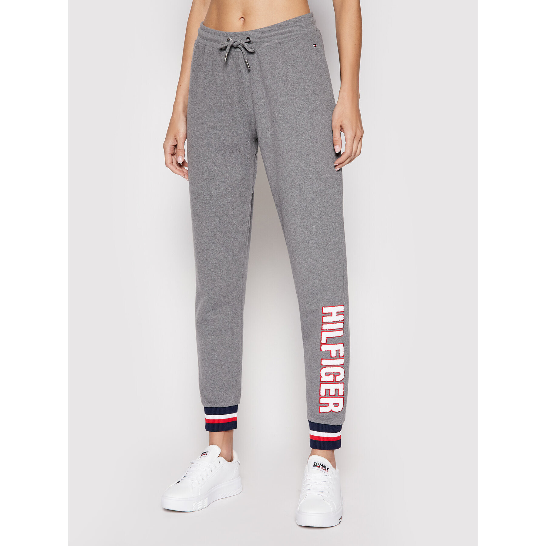 Tommy Hilfiger Pantaloni trening UW0UW02836 Gri Regular Fit - Pled.ro