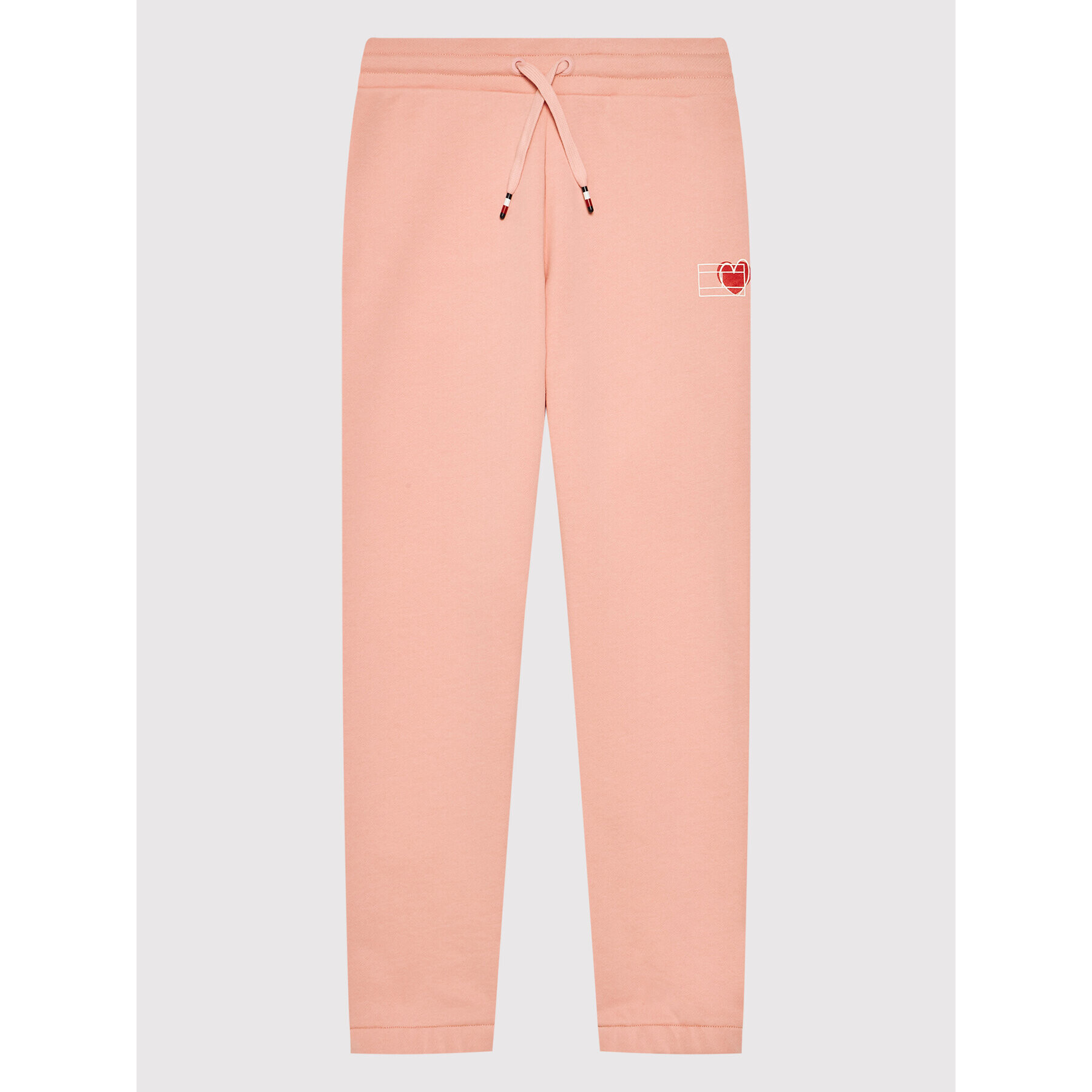 Tommy Hilfiger Pantaloni trening Valentines Day KS0KS00258 Roz Regular Fit - Pled.ro