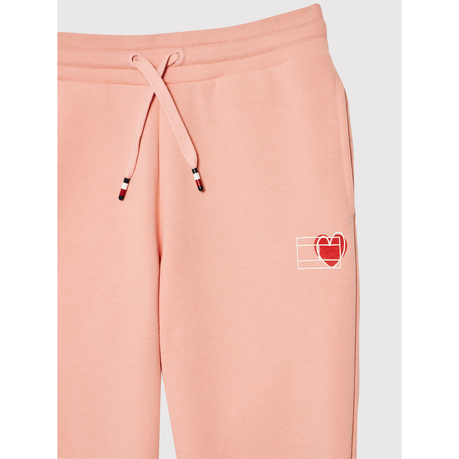 Tommy Hilfiger Pantaloni trening Valentines Day KS0KS00258 Roz Regular Fit - Pled.ro