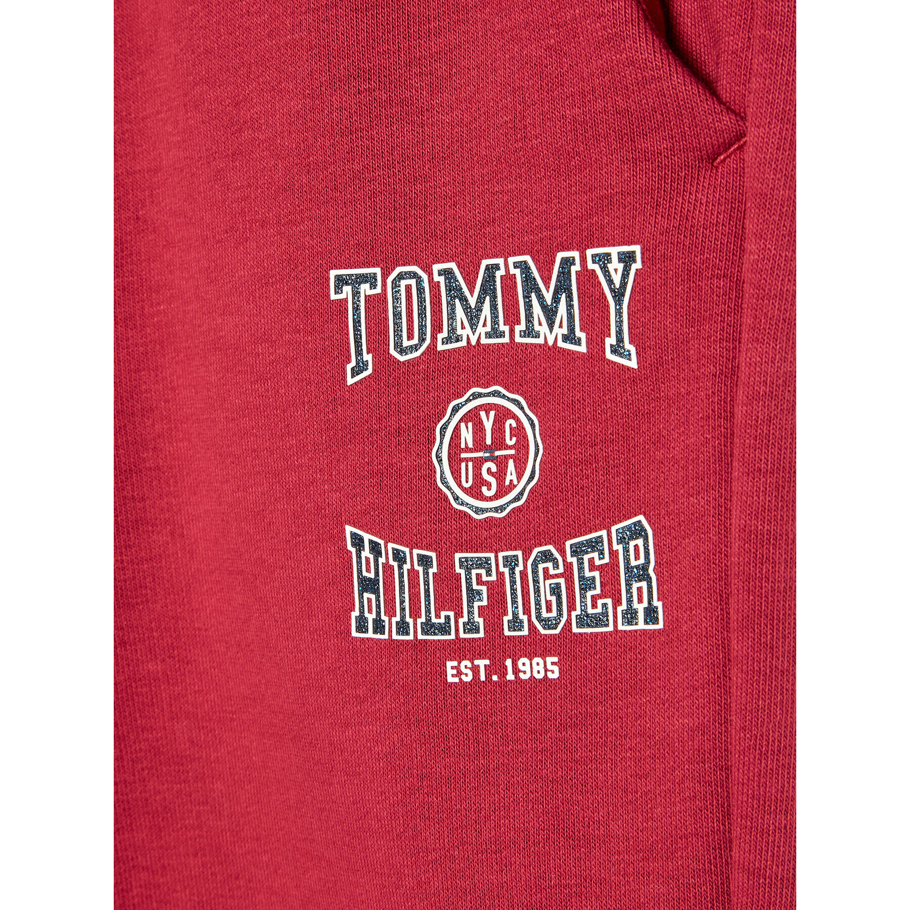 Tommy Hilfiger Pantaloni trening Varsity KG0KG06276 D Vișiniu Regular Fit - Pled.ro