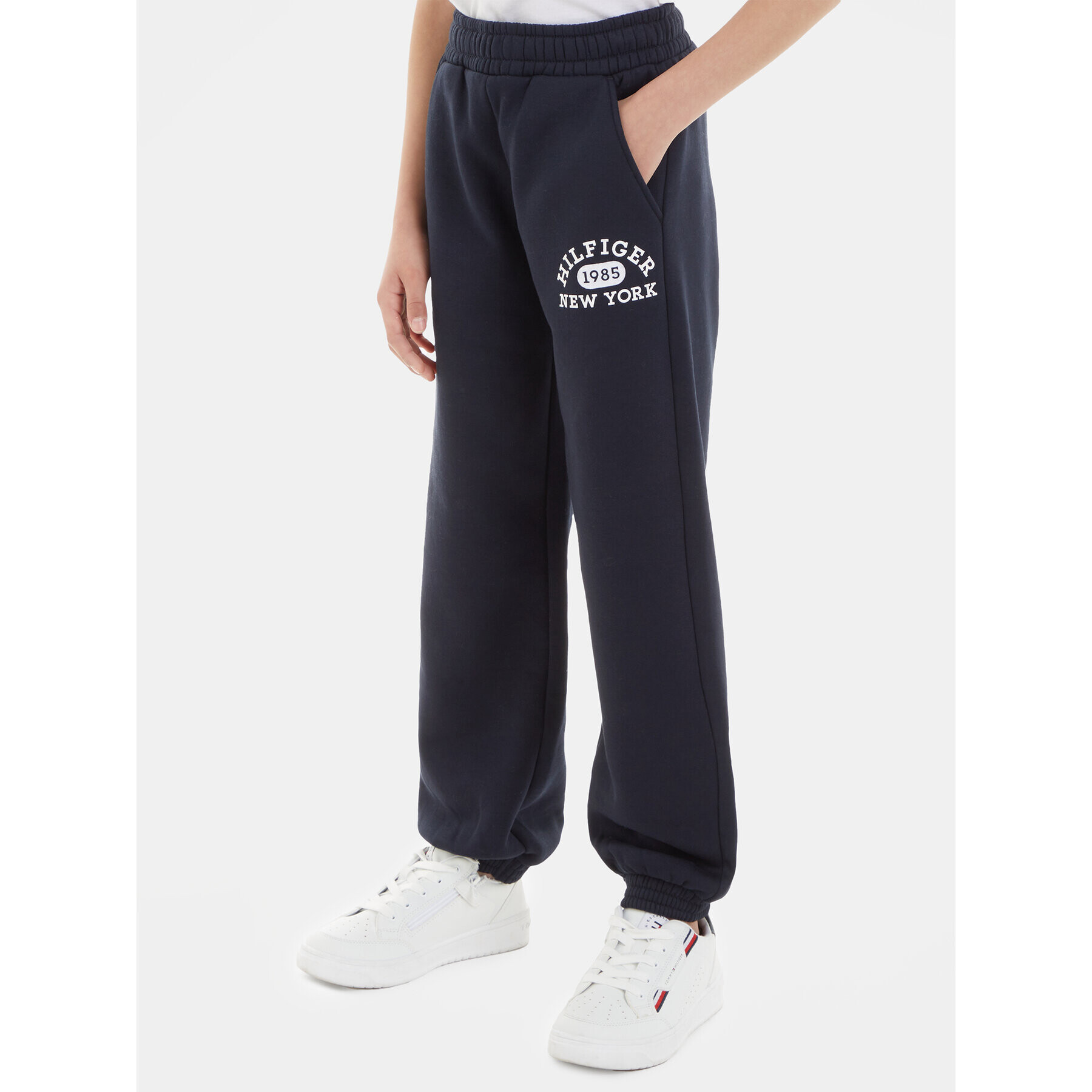 Tommy Hilfiger Pantaloni trening Varsity KG0KG07605 Bleumarin Regular Fit - Pled.ro