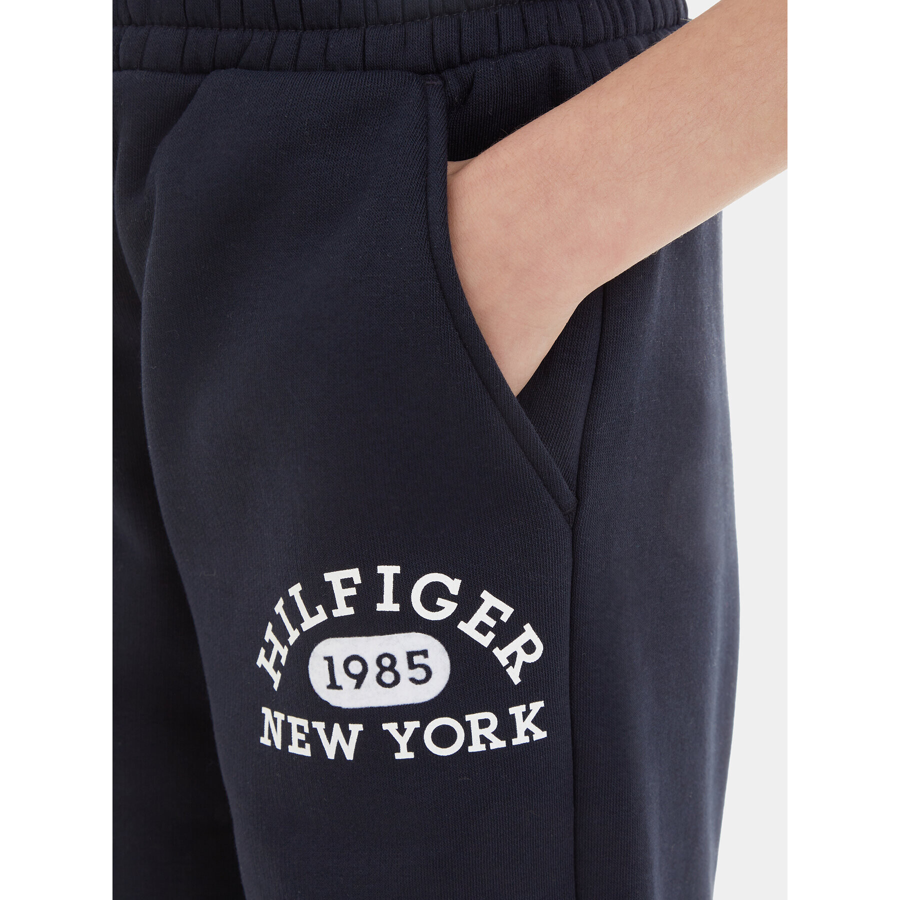 Tommy Hilfiger Pantaloni trening Varsity KG0KG07605 Bleumarin Regular Fit - Pled.ro