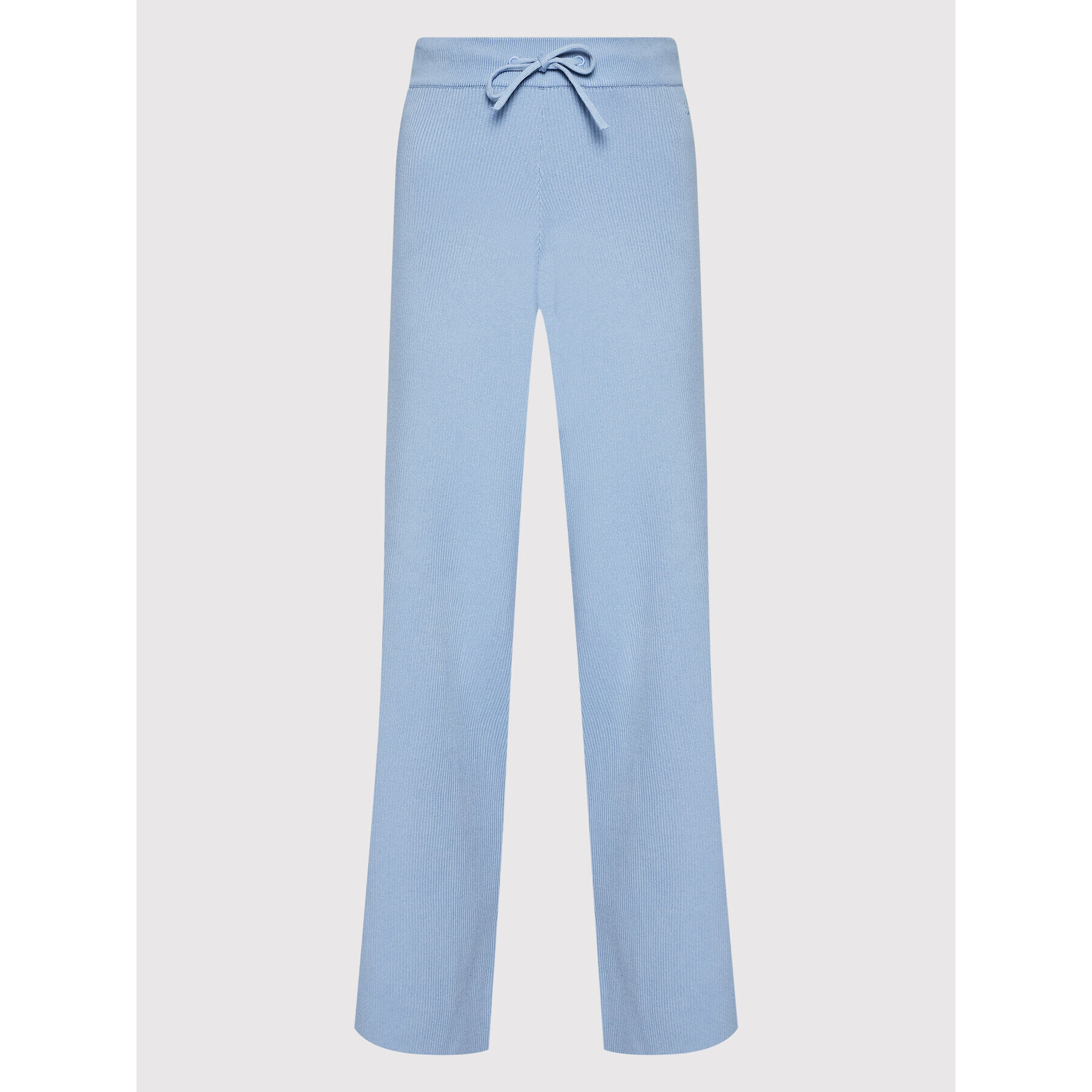 Tommy Hilfiger Pantaloni tricotați Soft Rib WW0WW34511 Albastru Relaxed Fit - Pled.ro