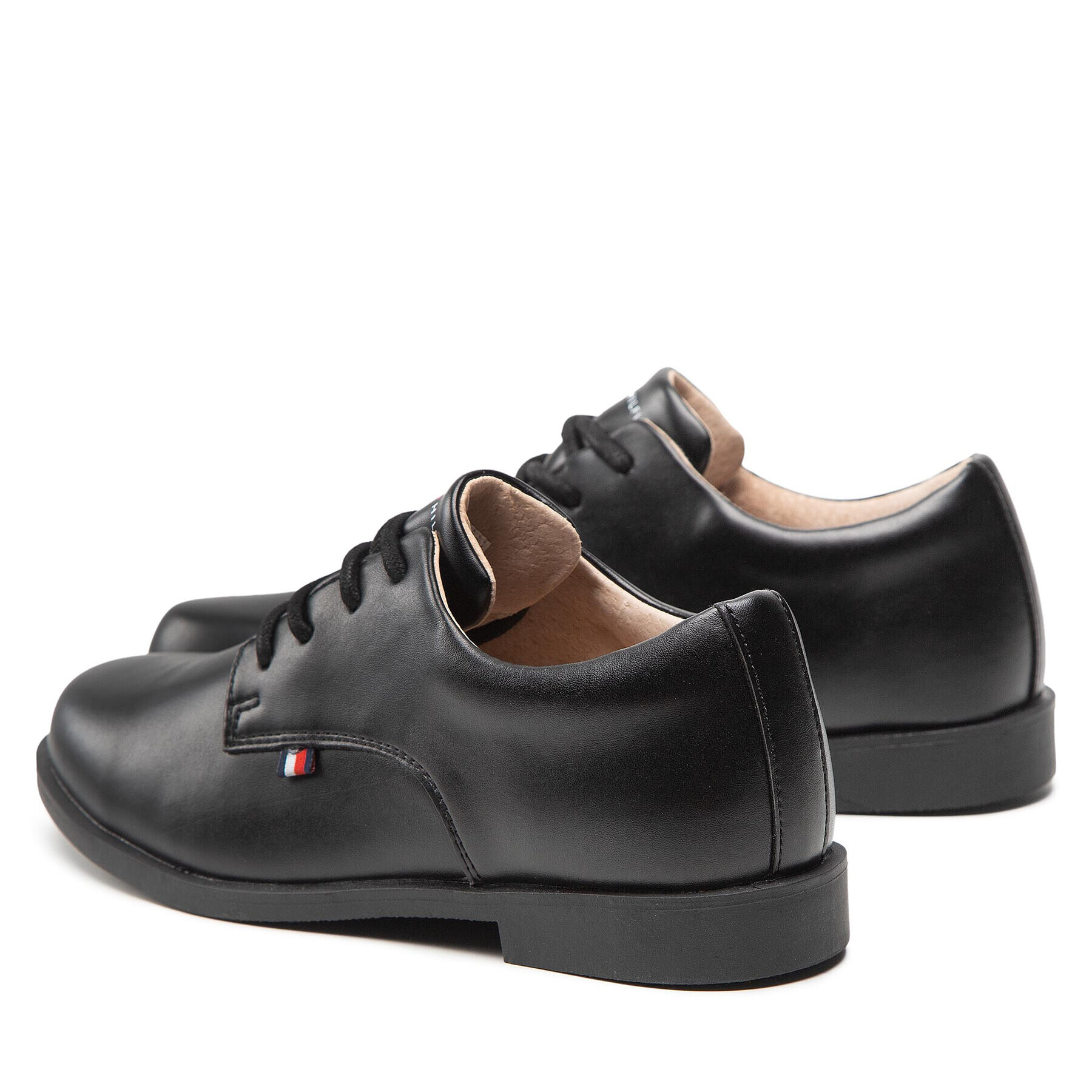 Tommy Hilfiger Pantofi Lace-Up Shoe T3B4-32585-0371 S Negru - Pled.ro