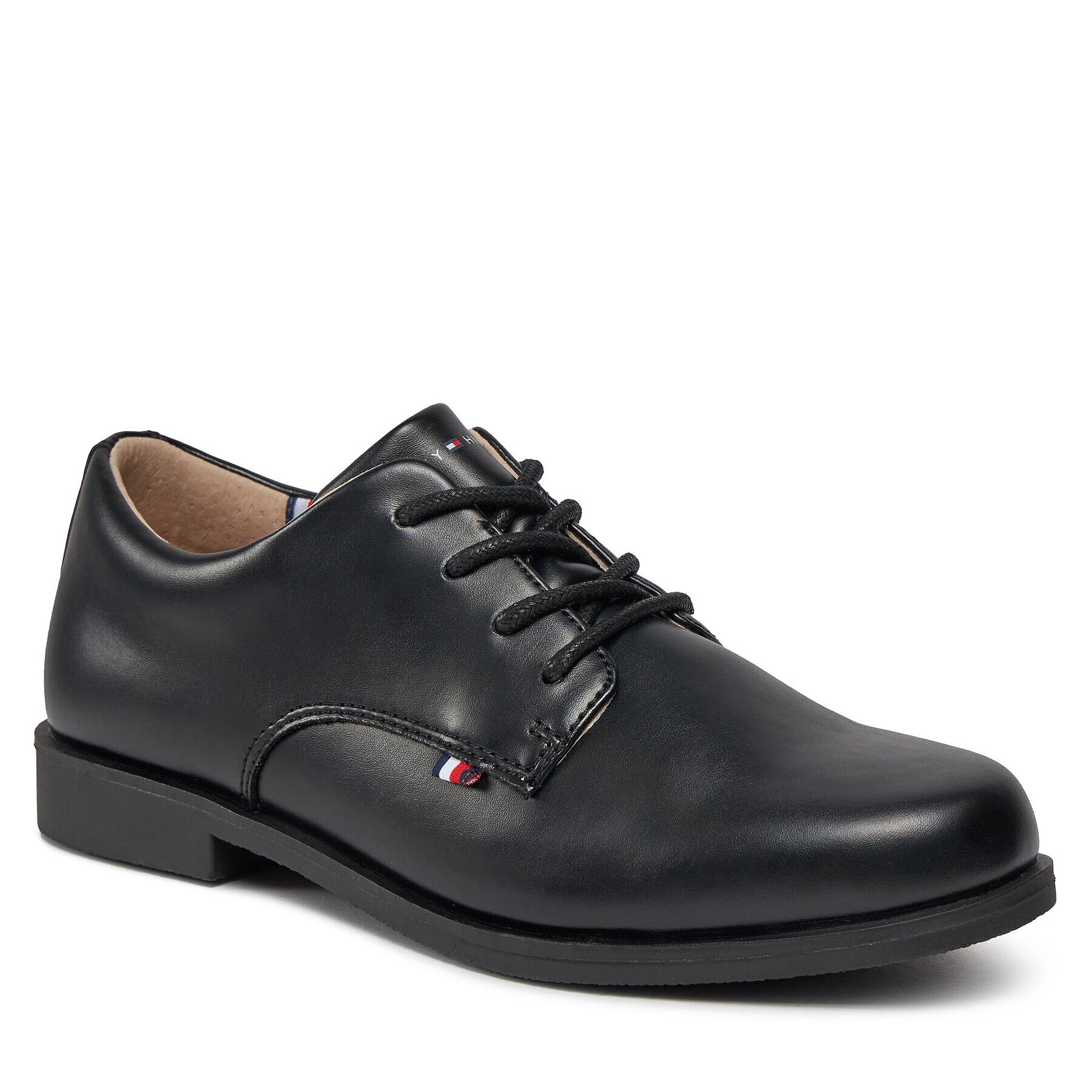 Tommy Hilfiger Pantofi Low Cut Lace Up Shoe T3B4-33174-1355 Negru - Pled.ro