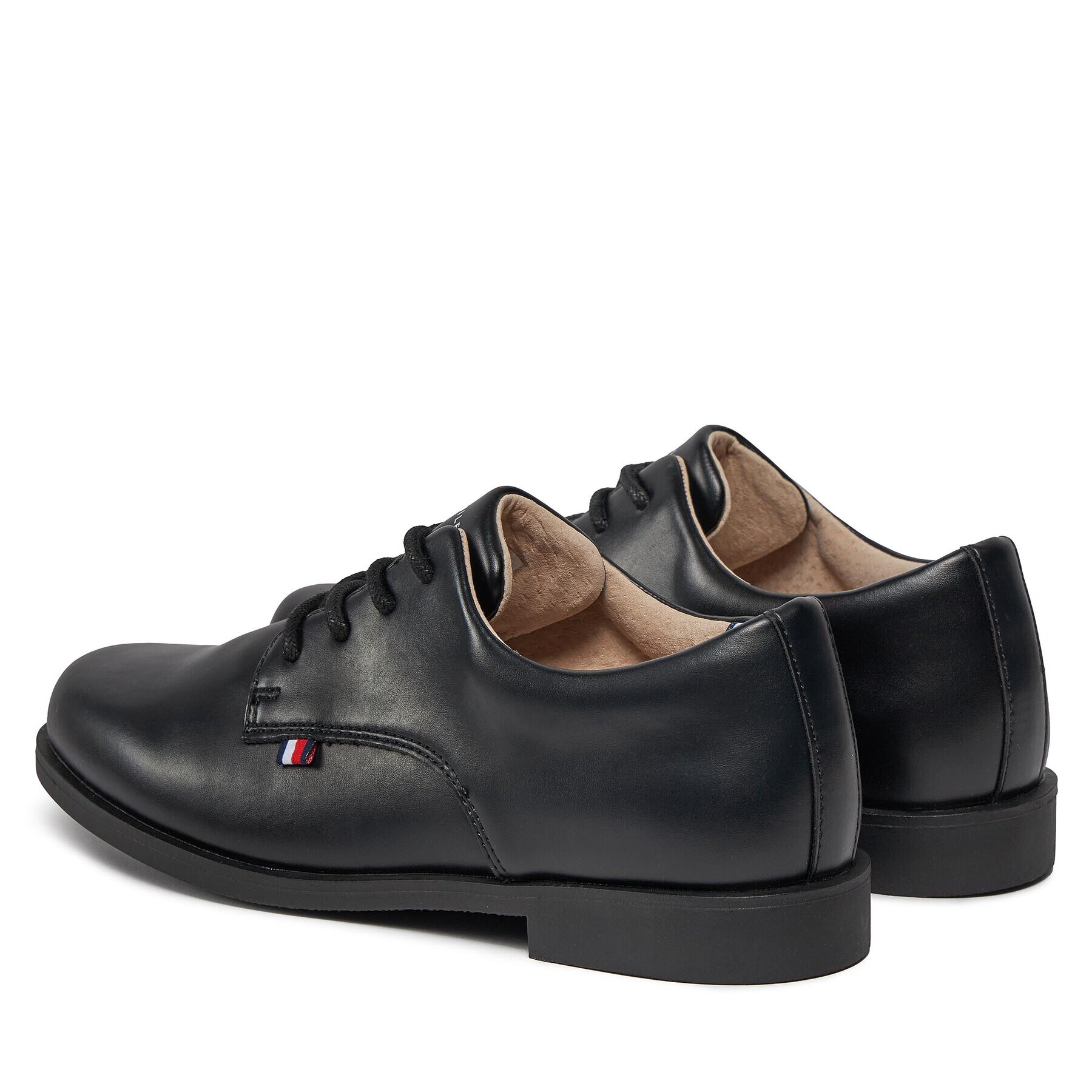 Tommy Hilfiger Pantofi Low Cut Lace Up Shoe T3B4-33174-1355 Negru - Pled.ro