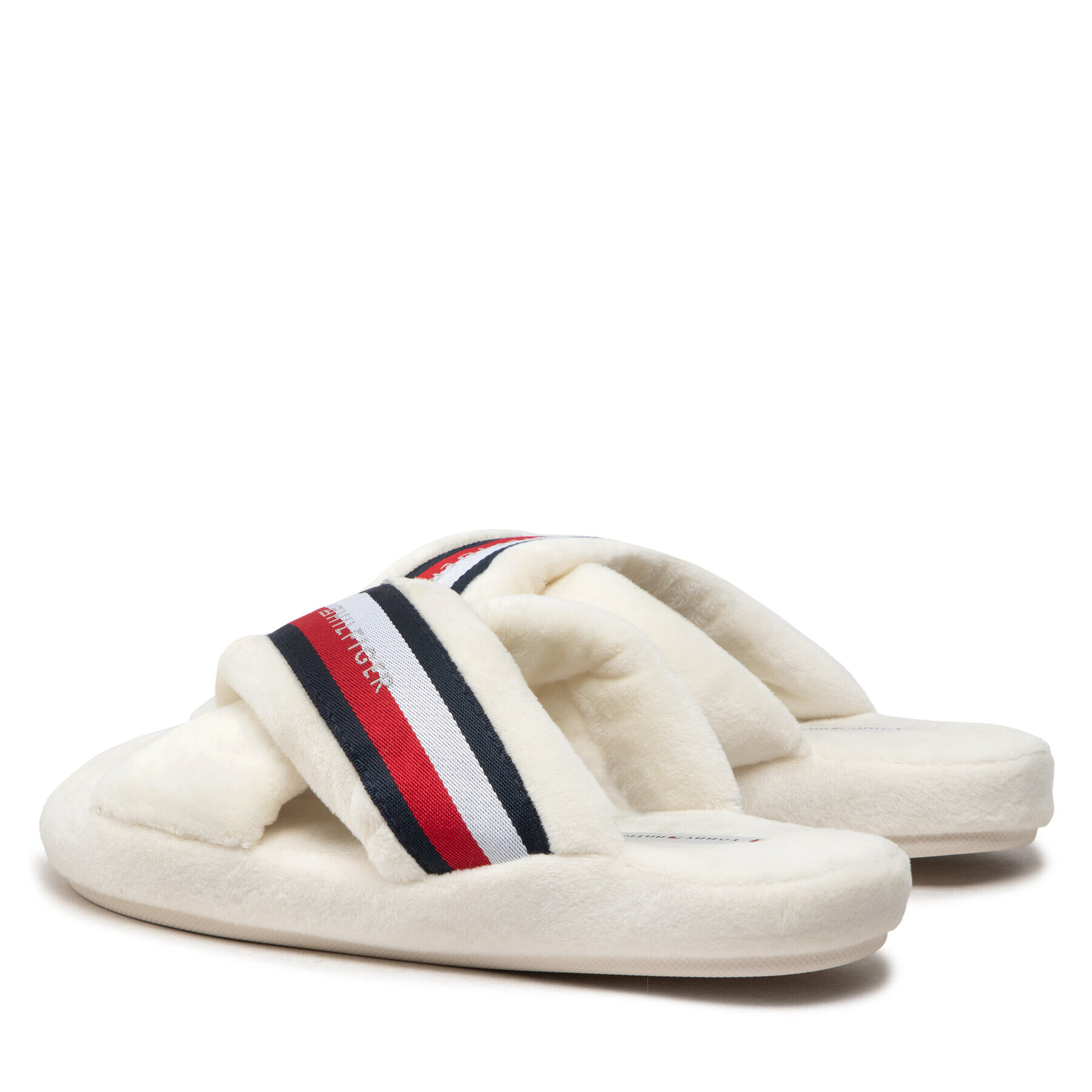 Tommy Hilfiger Papuci de casă Comfy Home Slippers With Straps FW0FW06888 Bej - Pled.ro