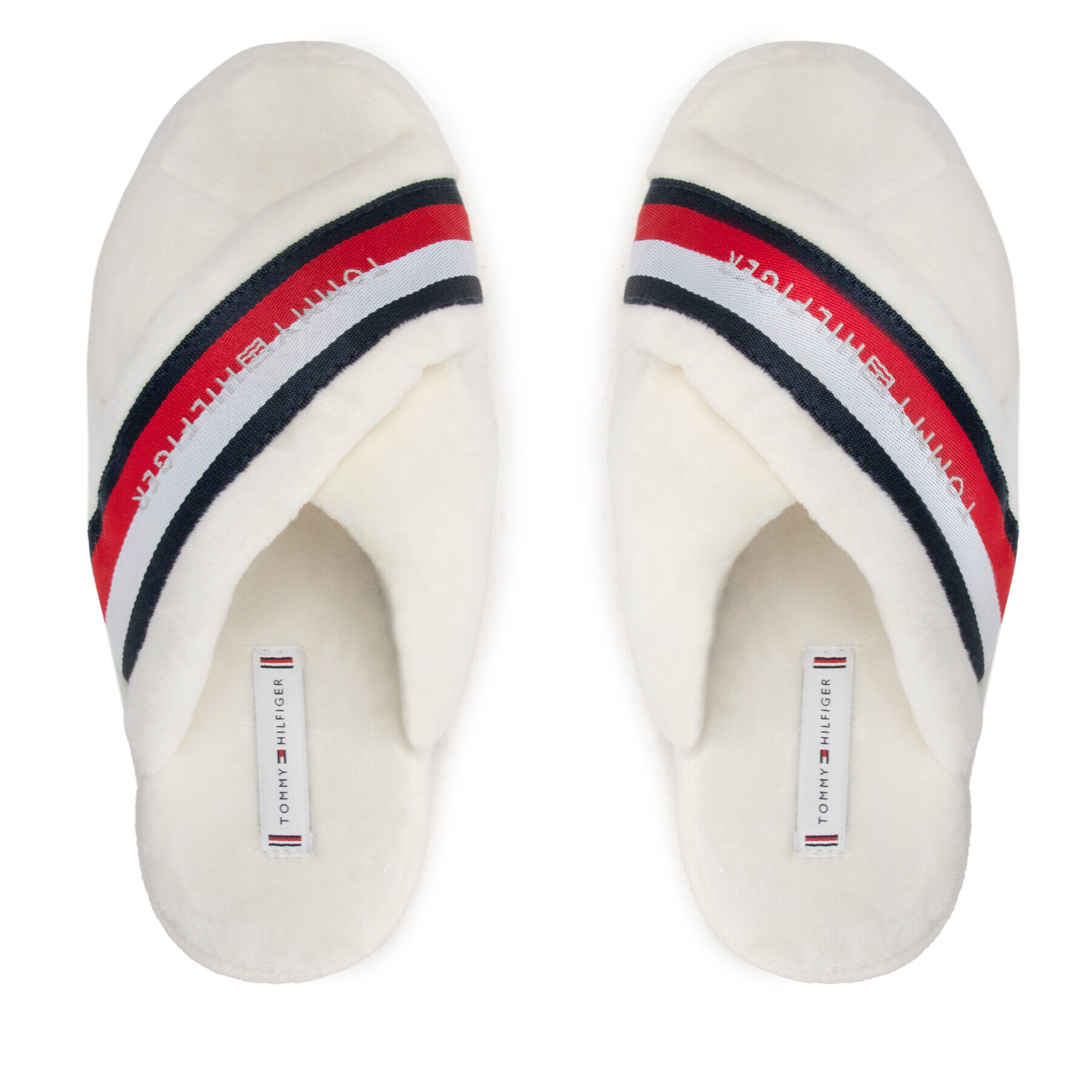 Tommy Hilfiger Papuci de casă Comfy Home Slippers With Straps FW0FW06888 Bej - Pled.ro