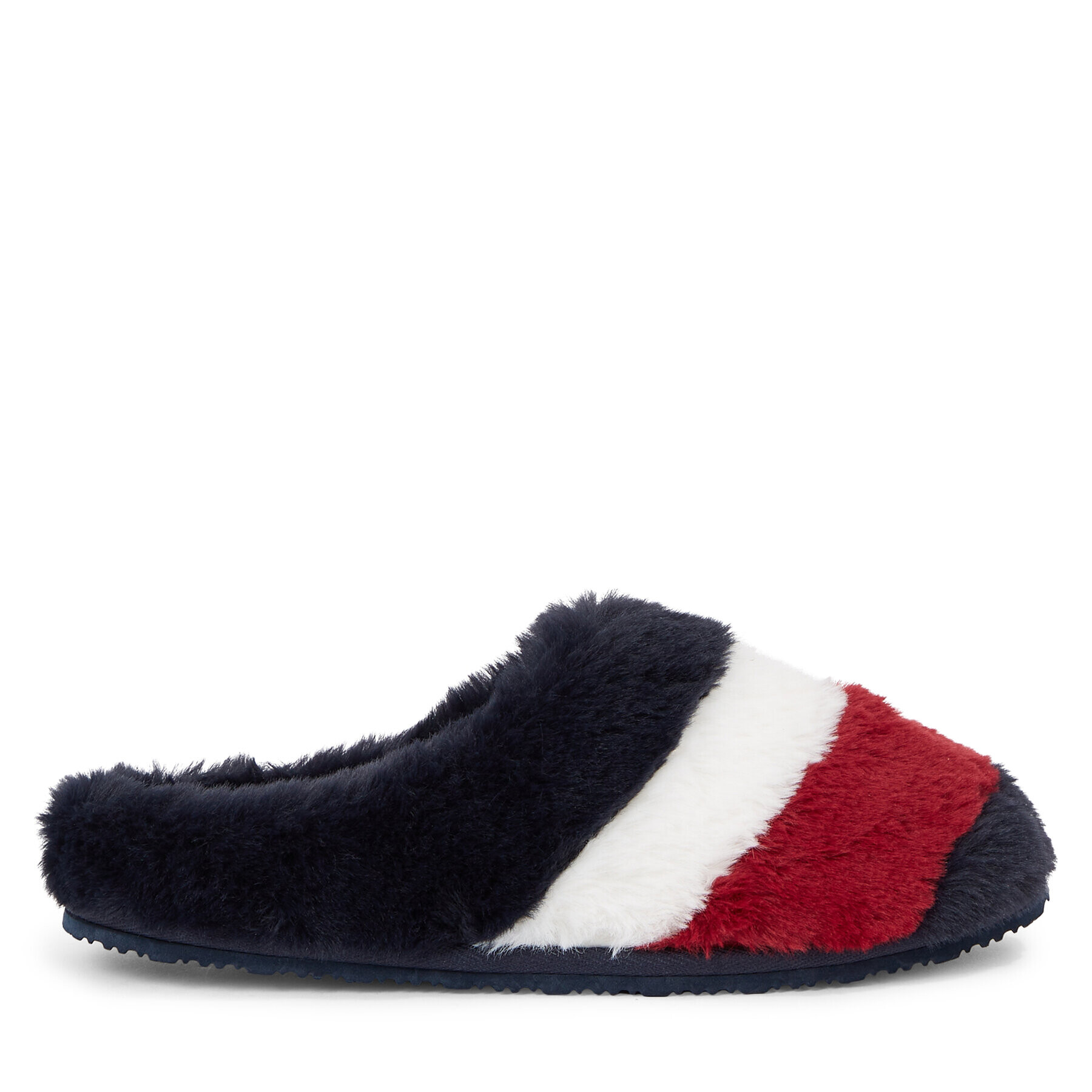 Tommy Hilfiger Papuci de casă Flag Fur Home Slipper FW0FW07432 Albastru - Pled.ro