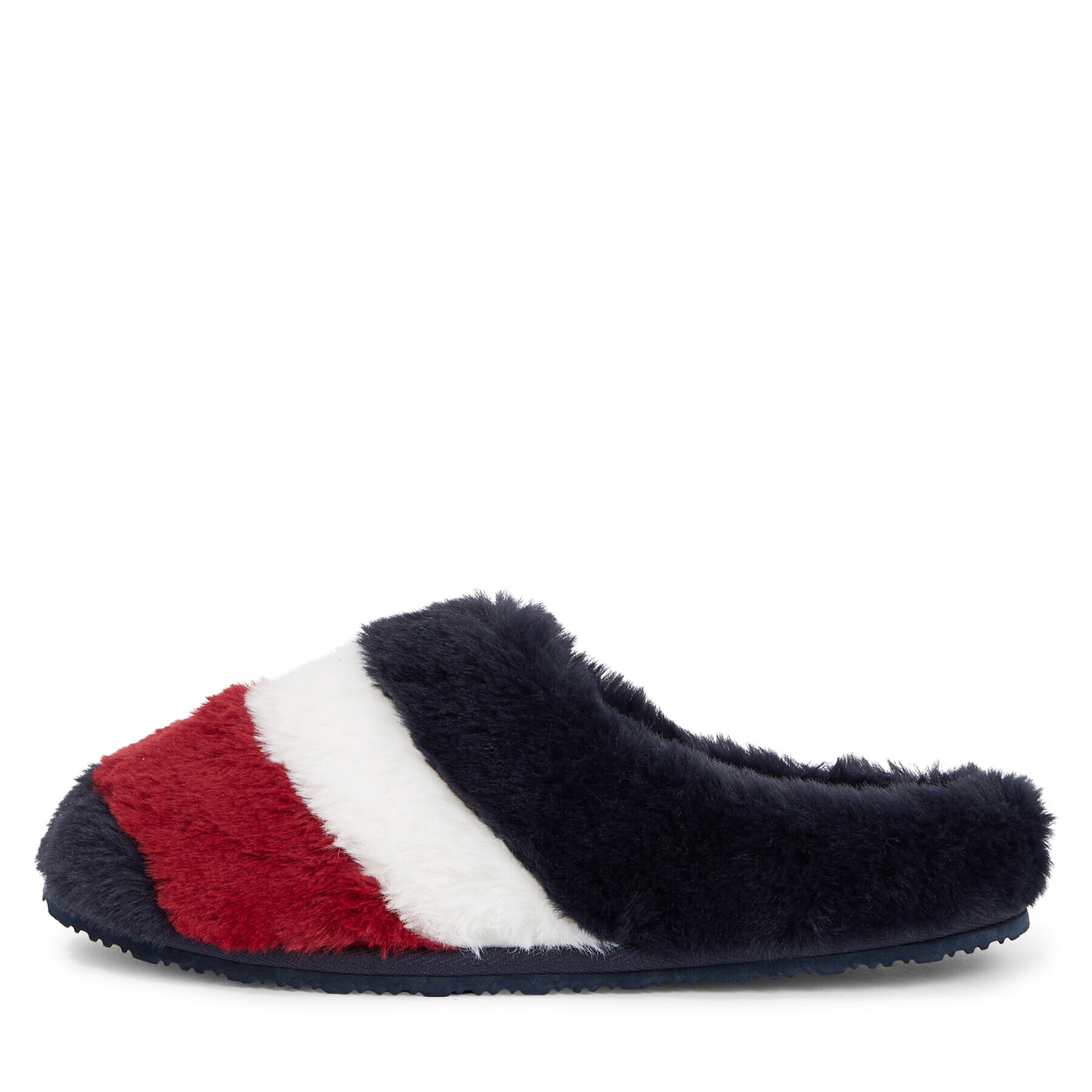 Tommy Hilfiger Papuci de casă Flag Fur Home Slipper FW0FW07432 Albastru - Pled.ro