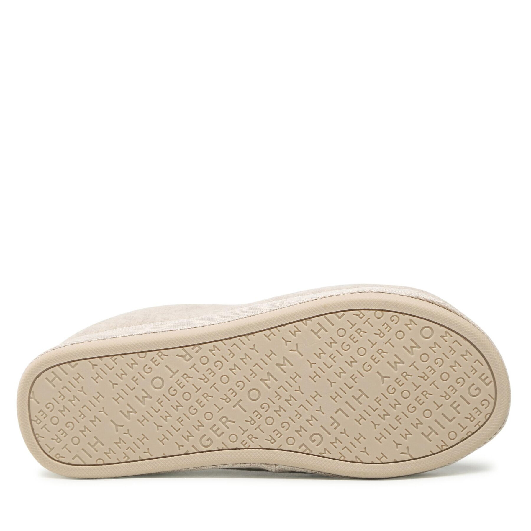 Tommy Hilfiger Papuci de casă Home Slipper Felt FW0FW06715 Bej - Pled.ro