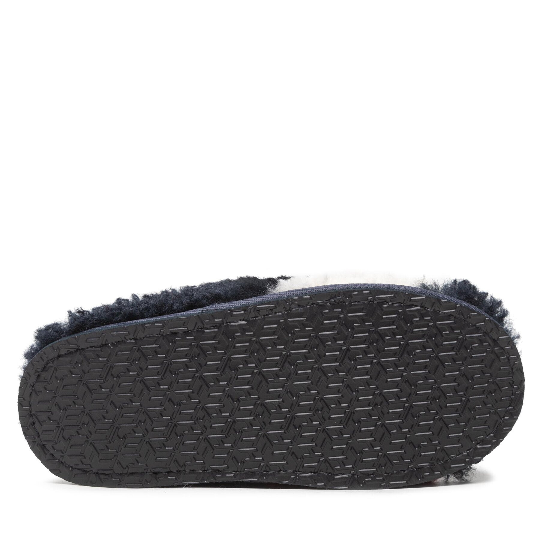 Tommy Hilfiger Papuci de casă Th Home Slipper Sherpa Fur FW0FW06577 Bleumarin - Pled.ro