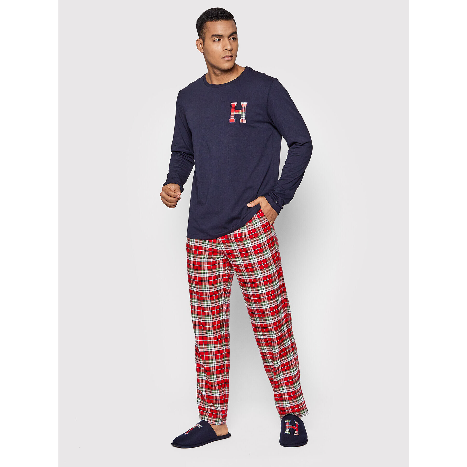 Tommy Hilfiger Pijama Flanner 0000208932745 Colorat Regular Fit - Pled.ro