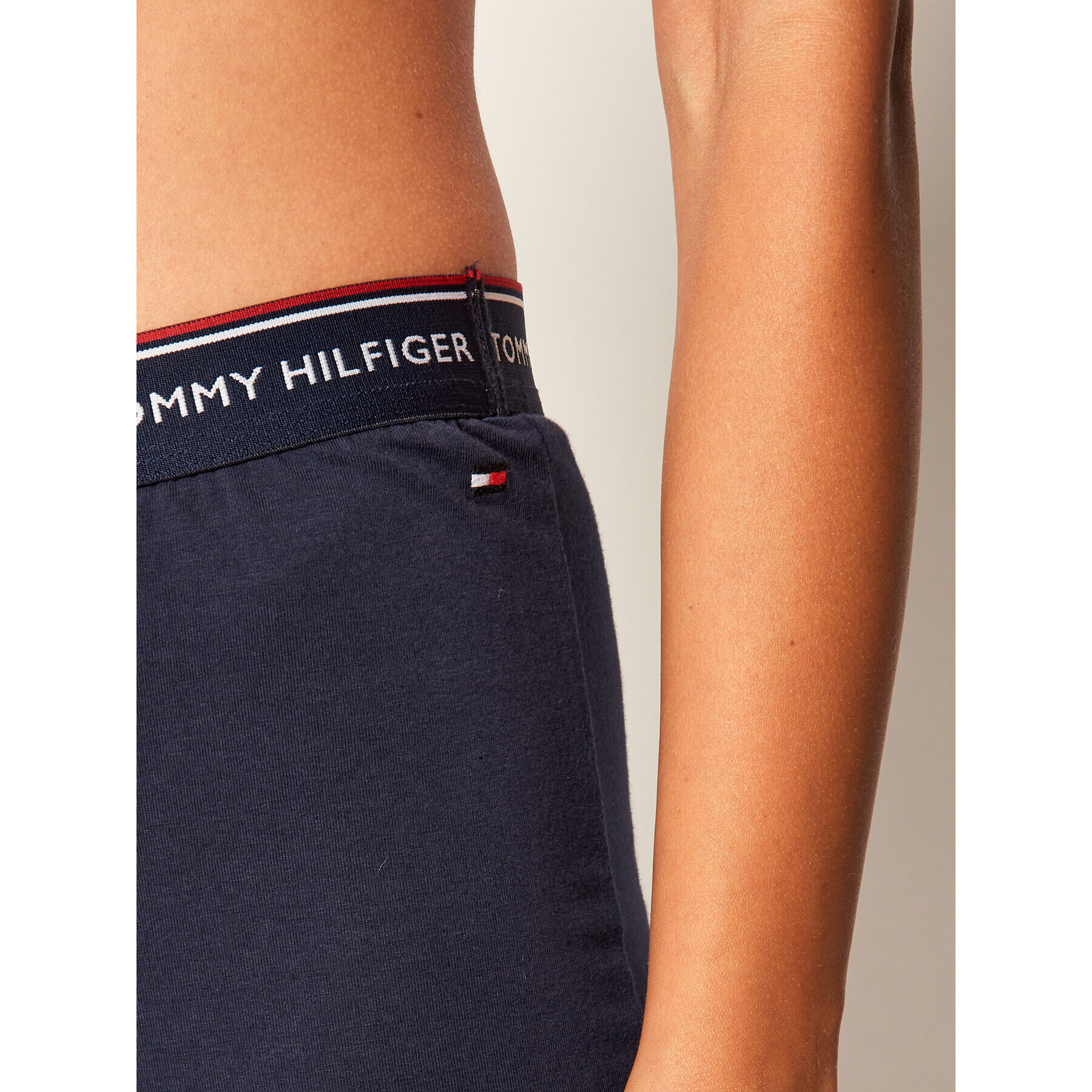 Tommy Hilfiger Pijama Set Cn Tee Ss UW0UW01347 Bleumarin - Pled.ro